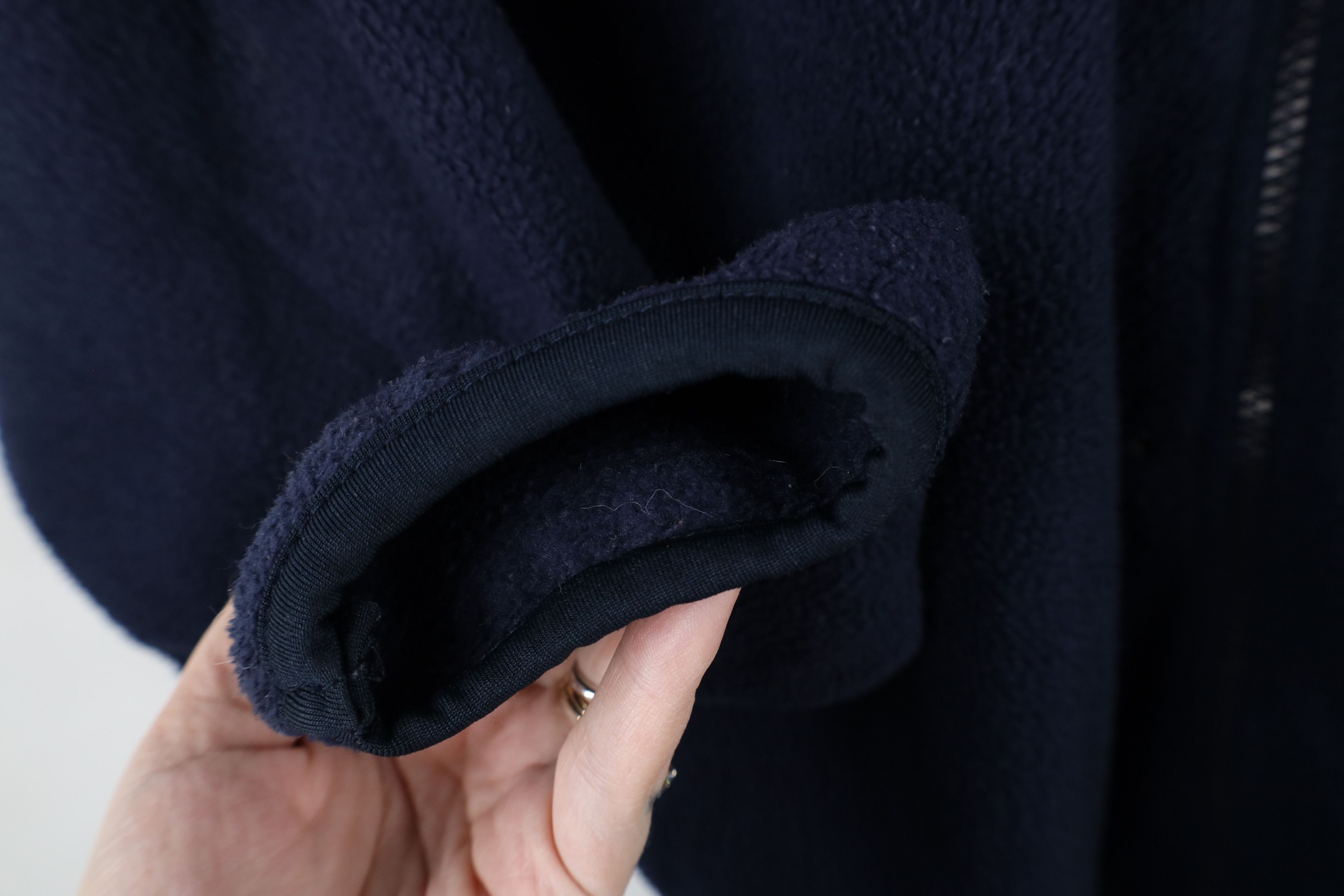 Vintage Vintage 90s University of Michigan Fleece Jacket Blue Size US M / EU 48-50 / 2 - 5 Thumbnail