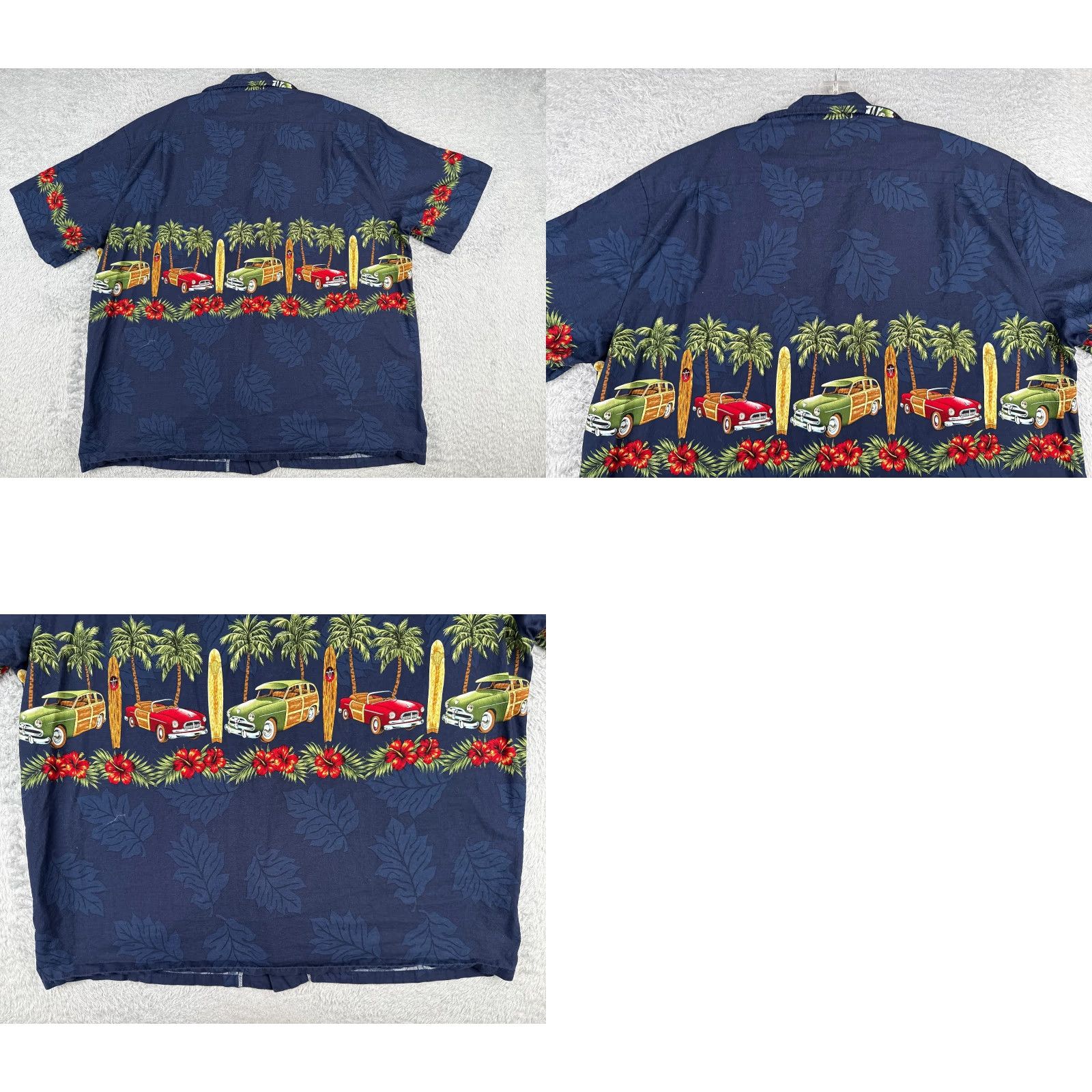 Vintage VINTAGE Hawaiian Reserve Collection Shirt Adult 2XL XXL Blue Floral Hawaii Luau Resort Garden Party/Cocktail Wedding Men Mens Size US XXL / EU 58 / 5 - 9 Thumbnail