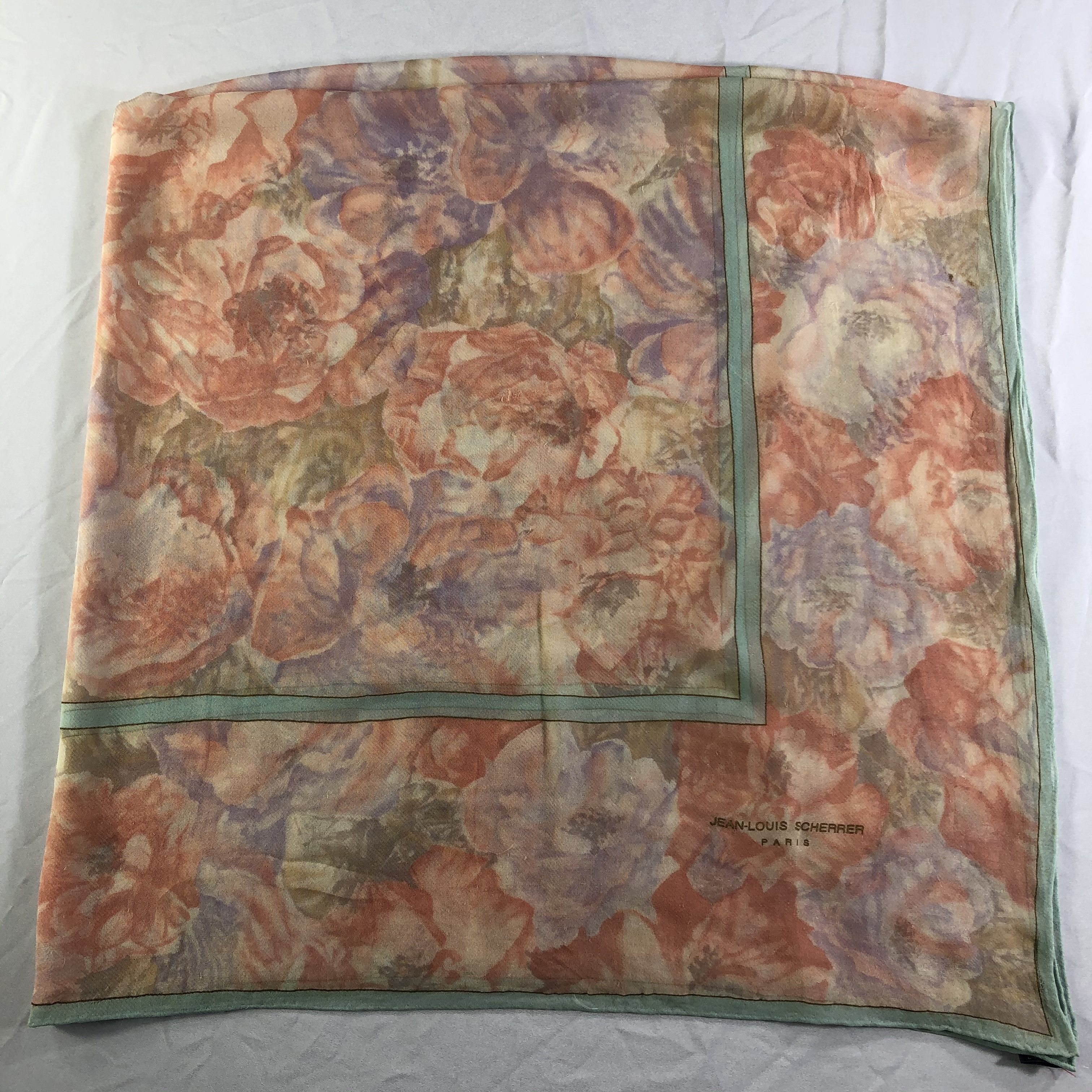 Jean-Louis Scherrer × Vintage Vintage Jean Louis Scherrer Silk Scarf Size ONE SIZE - 2 Thumbnail