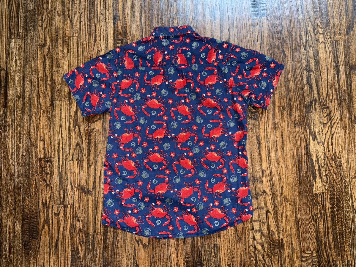 Ralph Lauren Ditch Plains By Ricky Singh Button Up Shirt Navy Crab Sz M Size US M / EU 48-50 / 2 - 3 Thumbnail