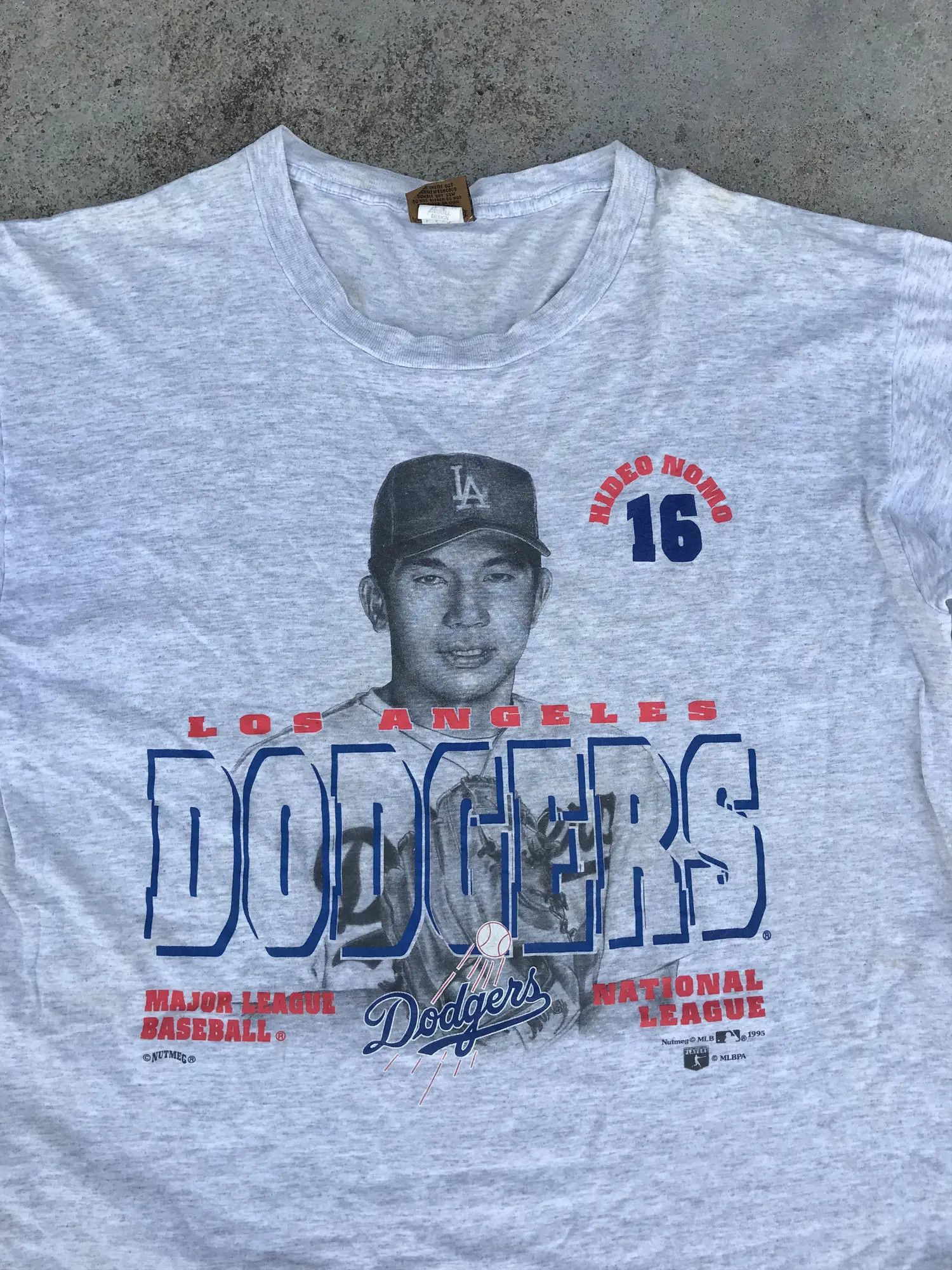 Vintage 1995 Nutmeg Dodgers Tee Size US XL / EU 56 / 4 - 1 Thumbnail