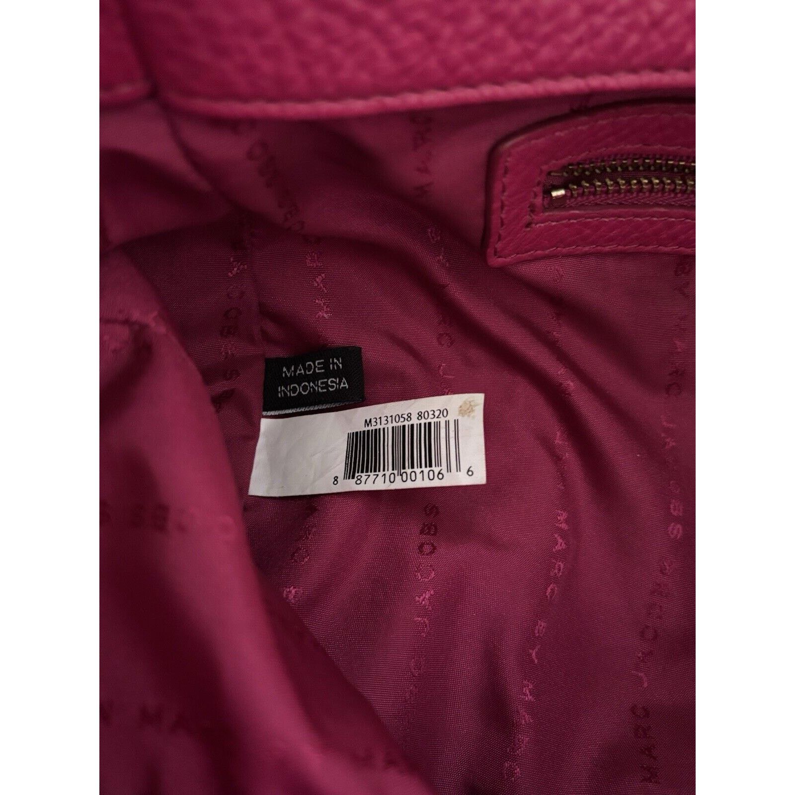 Marc Jacobs Marc Jacobs Classic Hillier Leather Hobo Bag Pink Dust bag Size ONE SIZE - 8 Thumbnail