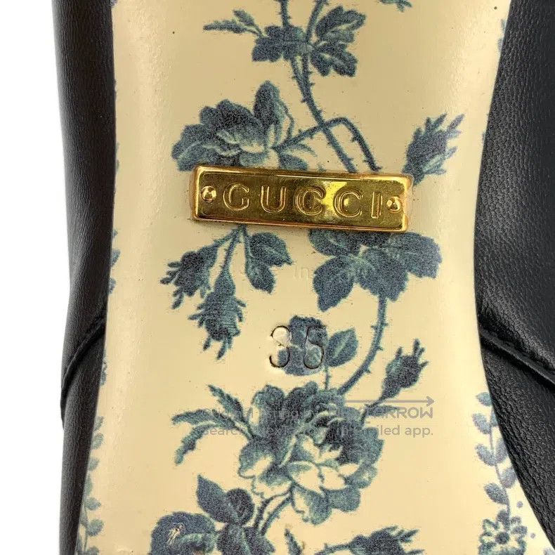 Other Gucci Black square logo thick heel high heels Size US 4.5 / IT 34.5 - 7 Thumbnail