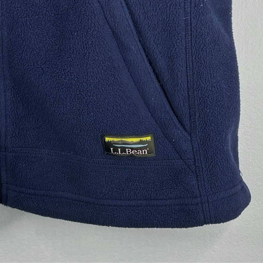 L.L. Bean L.L. BEAN Men’s Navy Fleece Vest Sun Symbol Brand Tag M Reg Size US M / EU 48-50 / 2 - 6 Thumbnail