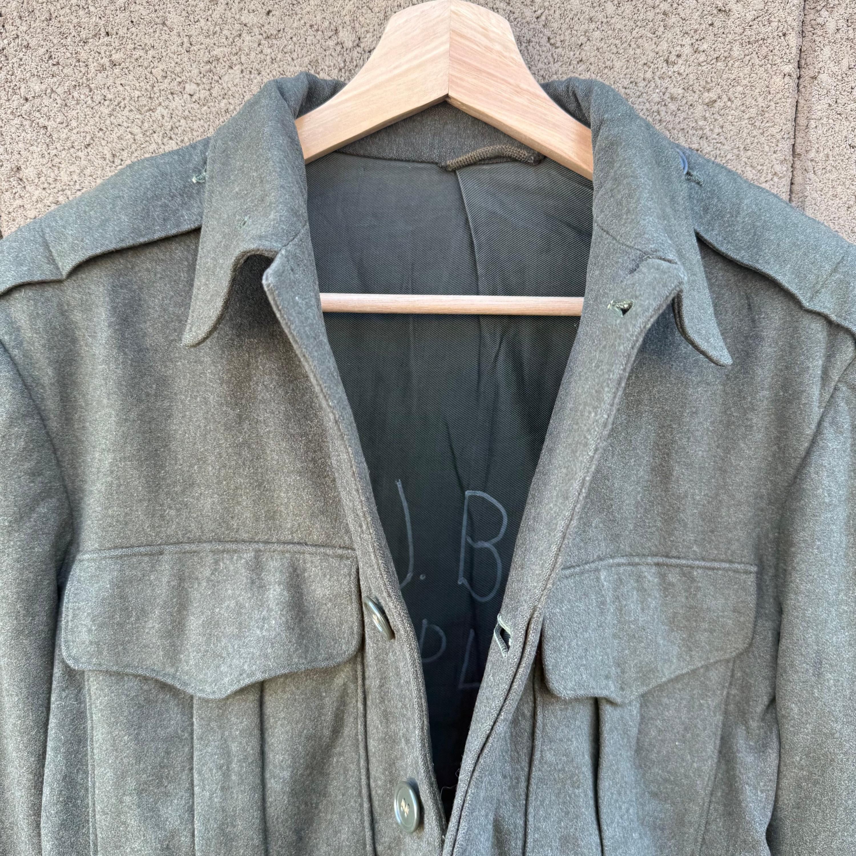 Vintage 50's US Military Officer Wool Jacket Size US S / EU 44-46 / 1 - 3 Thumbnail