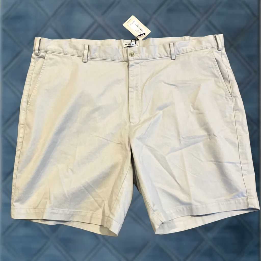 Peter Millar PETER MILLAR Golf Shorts Men's 42" Light Gray Pilot Twill 8" Inseam NWT Size US 42 / EU 58 - 1 Thumbnail