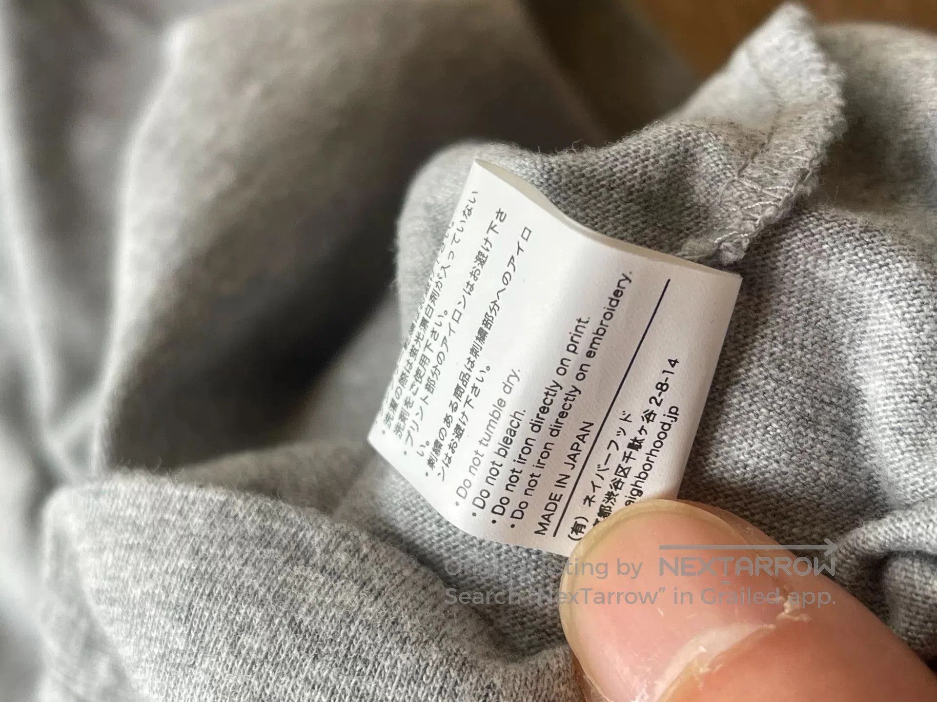 Neighborhood NEIGHBORHOOD NH TEE LS. Size US L / EU 52-54 / 3 - 6 Thumbnail