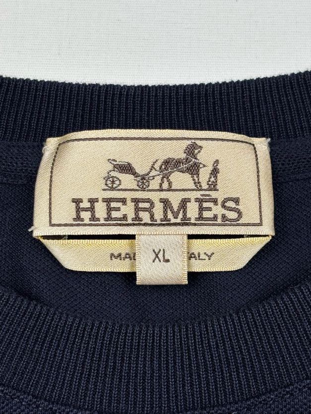 Hermes H Embroidered Pocket T-Shirt Size XL / US 12-14 / IT 48-50 - 11 Thumbnail
