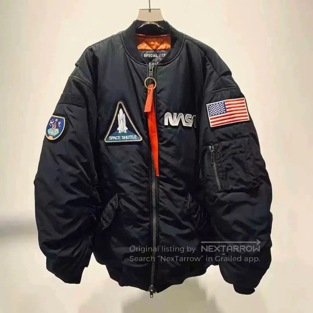 Balenciaga Balenciaga NASA Logo Pilot Jacket. Size US XL / EU 56 / 4 - 1 Thumbnail