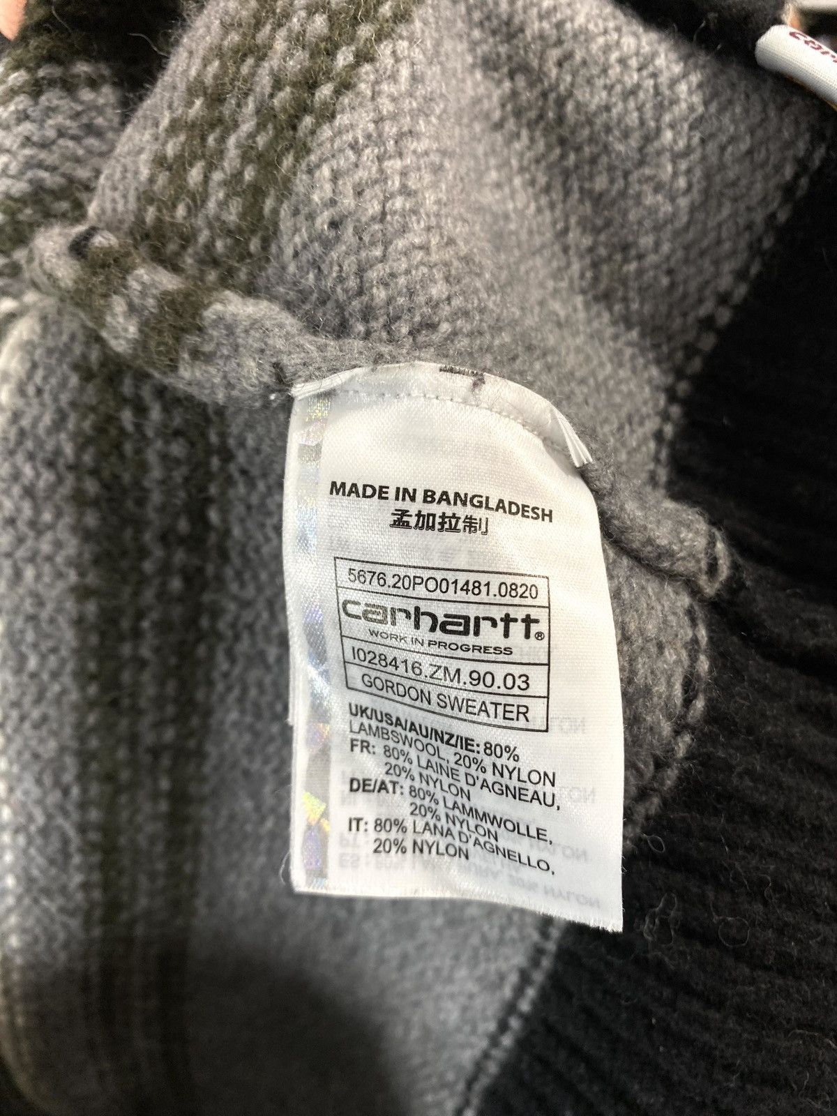 Carhartt Carhartt WIP Striped Sweater Knit Wool Size US M / EU 48-50 / 2 - 5 Thumbnail