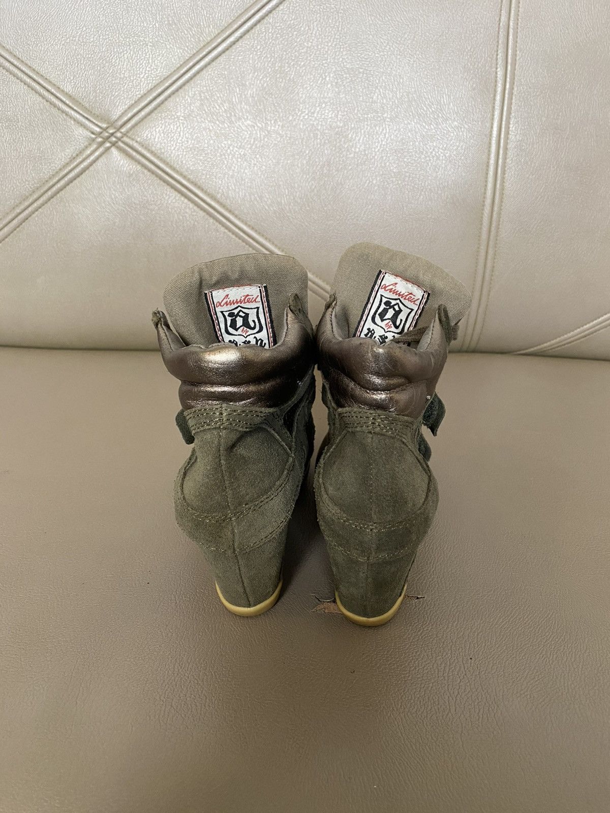 If Six Was Nine Ash high top sneakers suede Size US 5 / IT 35 - 3 Thumbnail