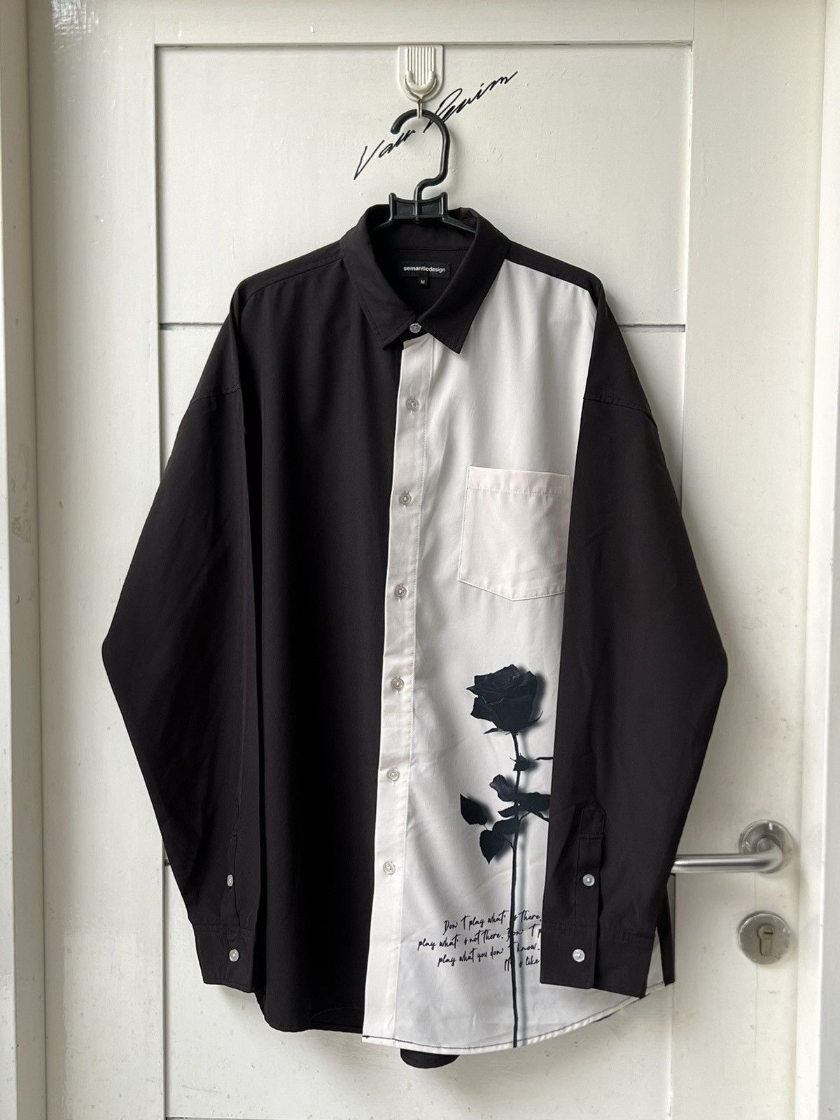 semanticdesign SEMANTIC DESIGN Rose Motive Shirt Size US L / EU 52-54 / 3 - 9 Thumbnail