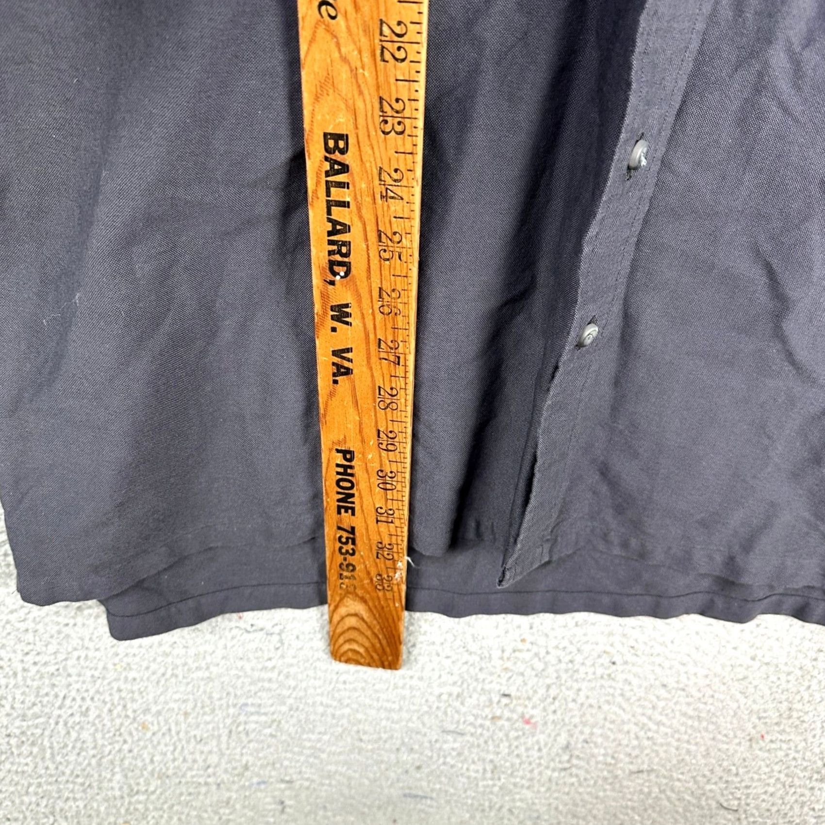 Proper Cloth Proper Cloth Shirt Button Down Mens 2XL Black Long Sleeve Pocket Casual Outdoor Size US XXL / EU 58 / 5 - 6 Thumbnail