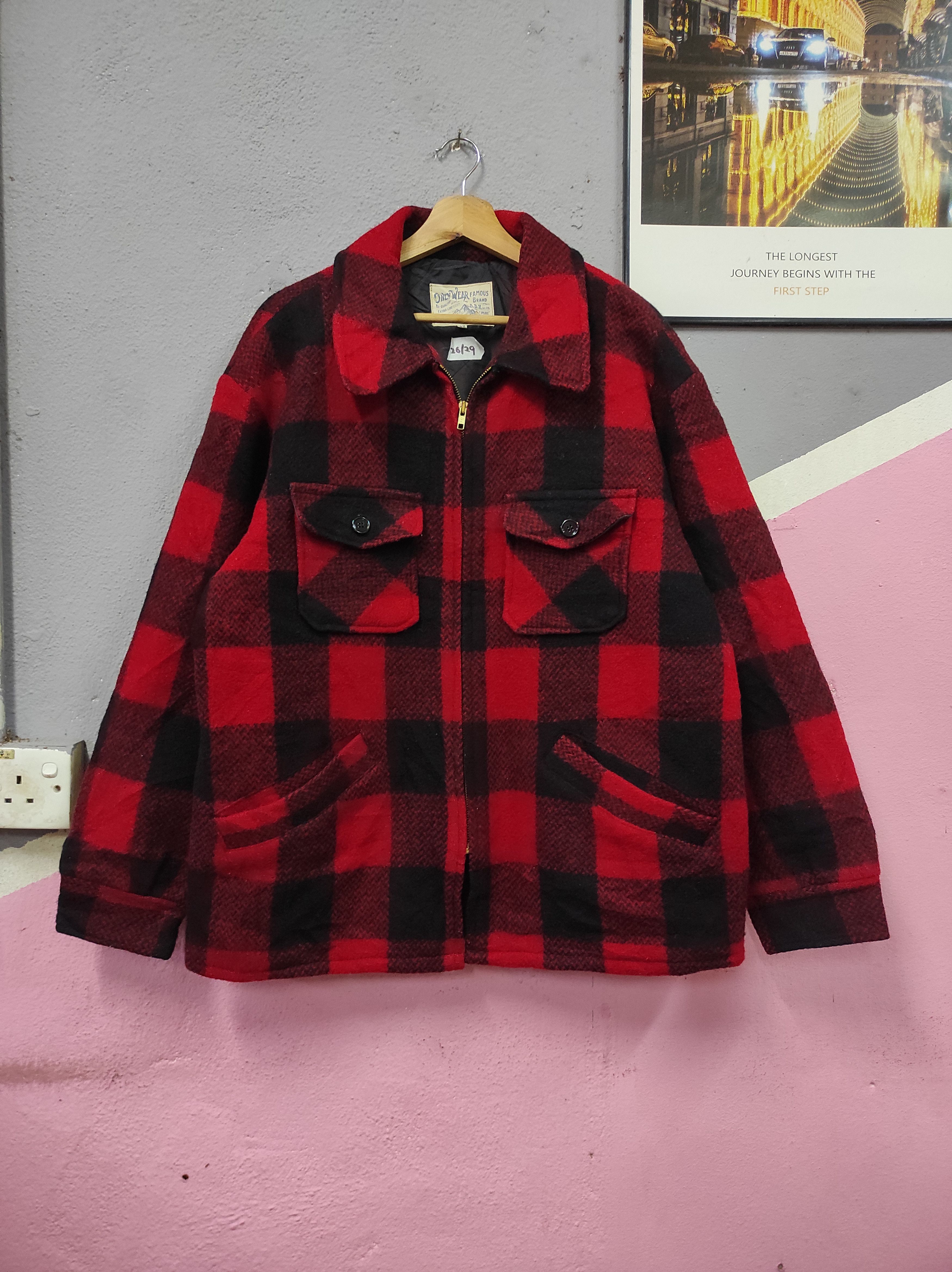 Flannel × Japanese Brand ONLY WEAR B.B.H CLOTHING COMFORTABLE PLAID HEAVY JACKET Size US L / EU 52-54 / 3 - 1 Thumbnail