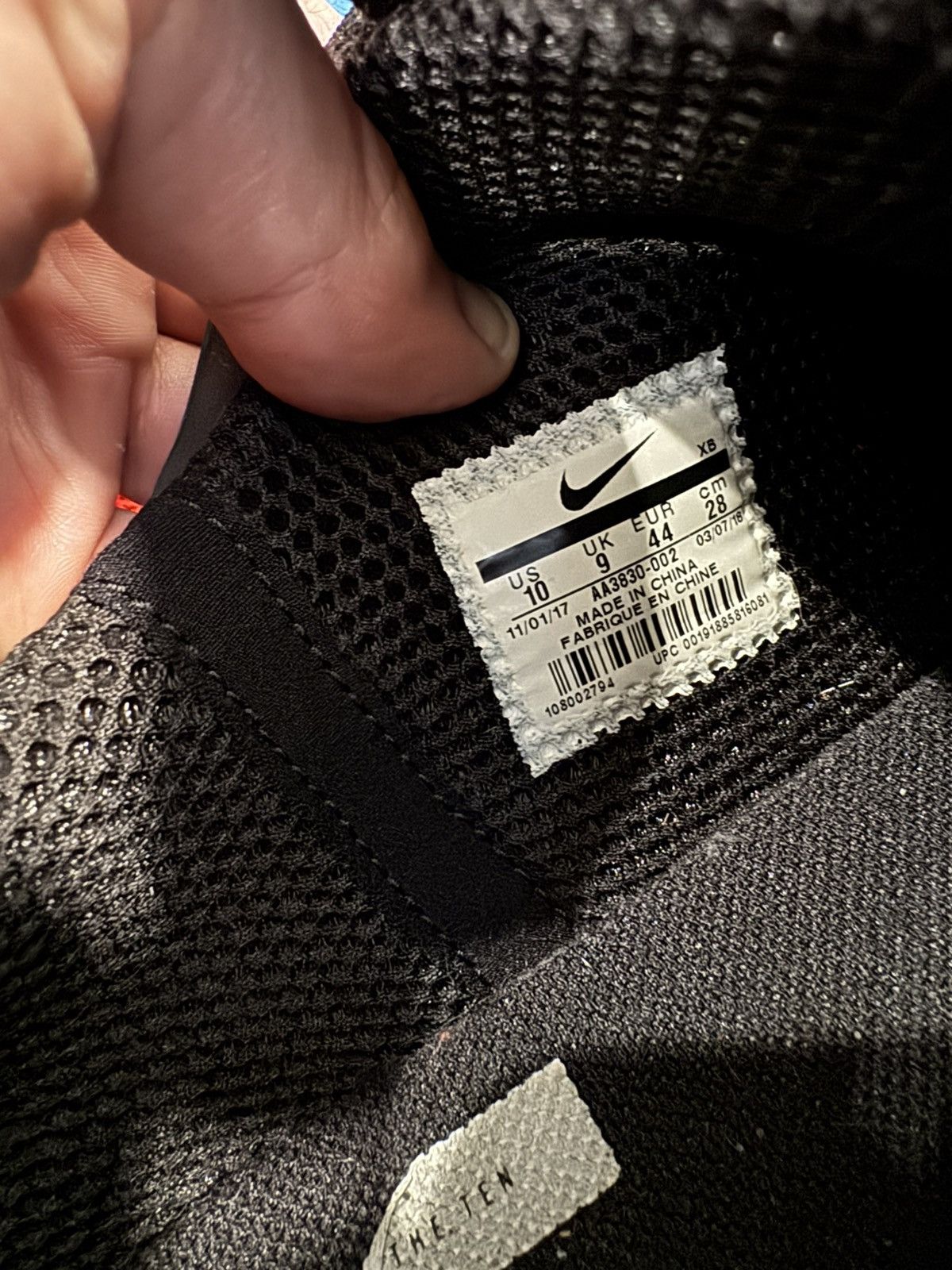 Nike × Off-White Off White X Nike Presto Black Size US 10 / EU 43 - 7 Thumbnail
