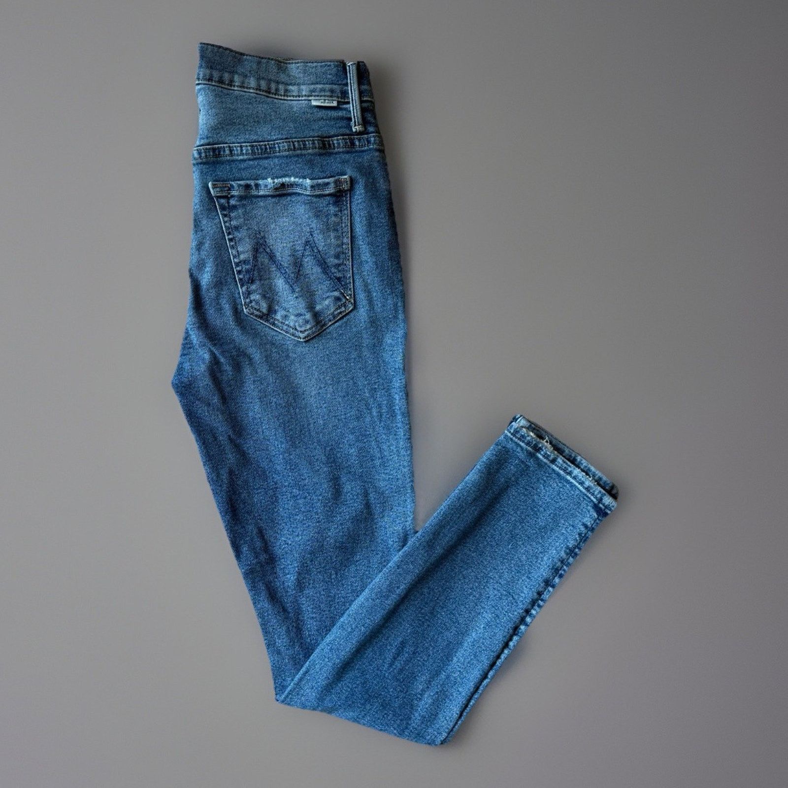 MOTHER Mother Stunner Ankle Jeans Women's 26 Blue Medium Wash Boho Size 26" / US 2 / IT 38 - 1 Thumbnail