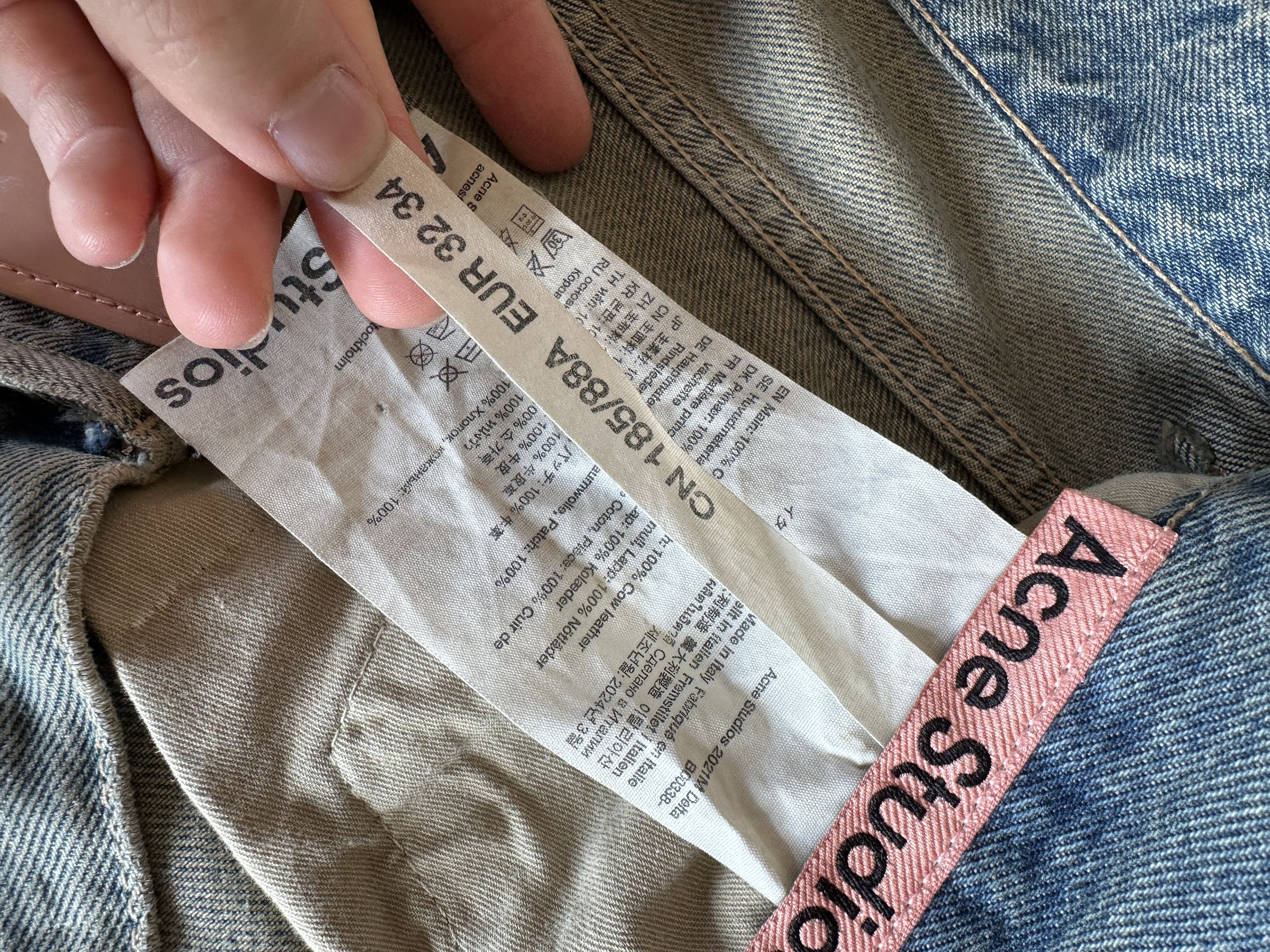 Acne Studios Acne Studios 2021M Delta Baggy Jeans Size US 34 / EU 50 - 7 Thumbnail