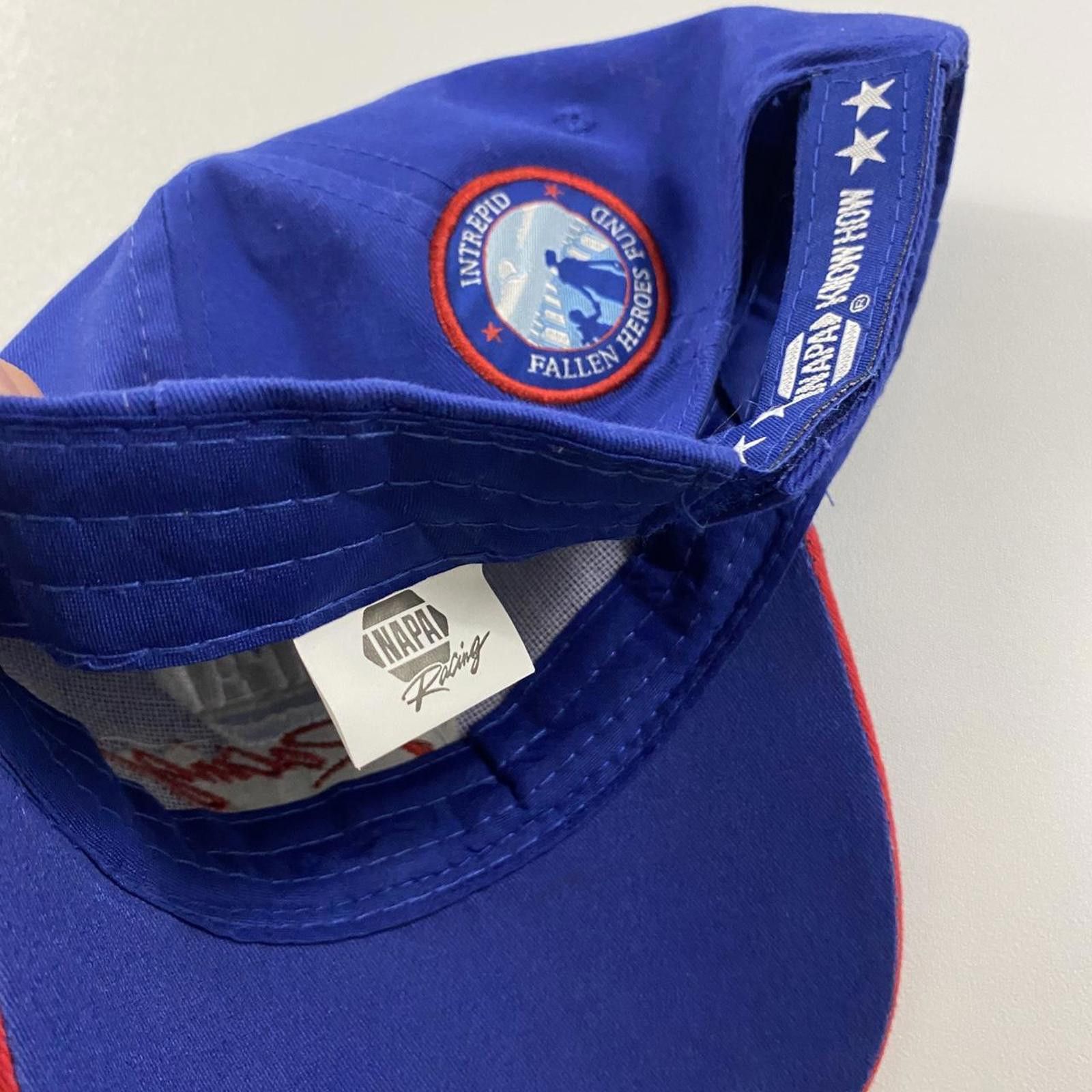 Vintage American Vintage Men's Blue and Multi Hat Size ONE SIZE - 5 Thumbnail