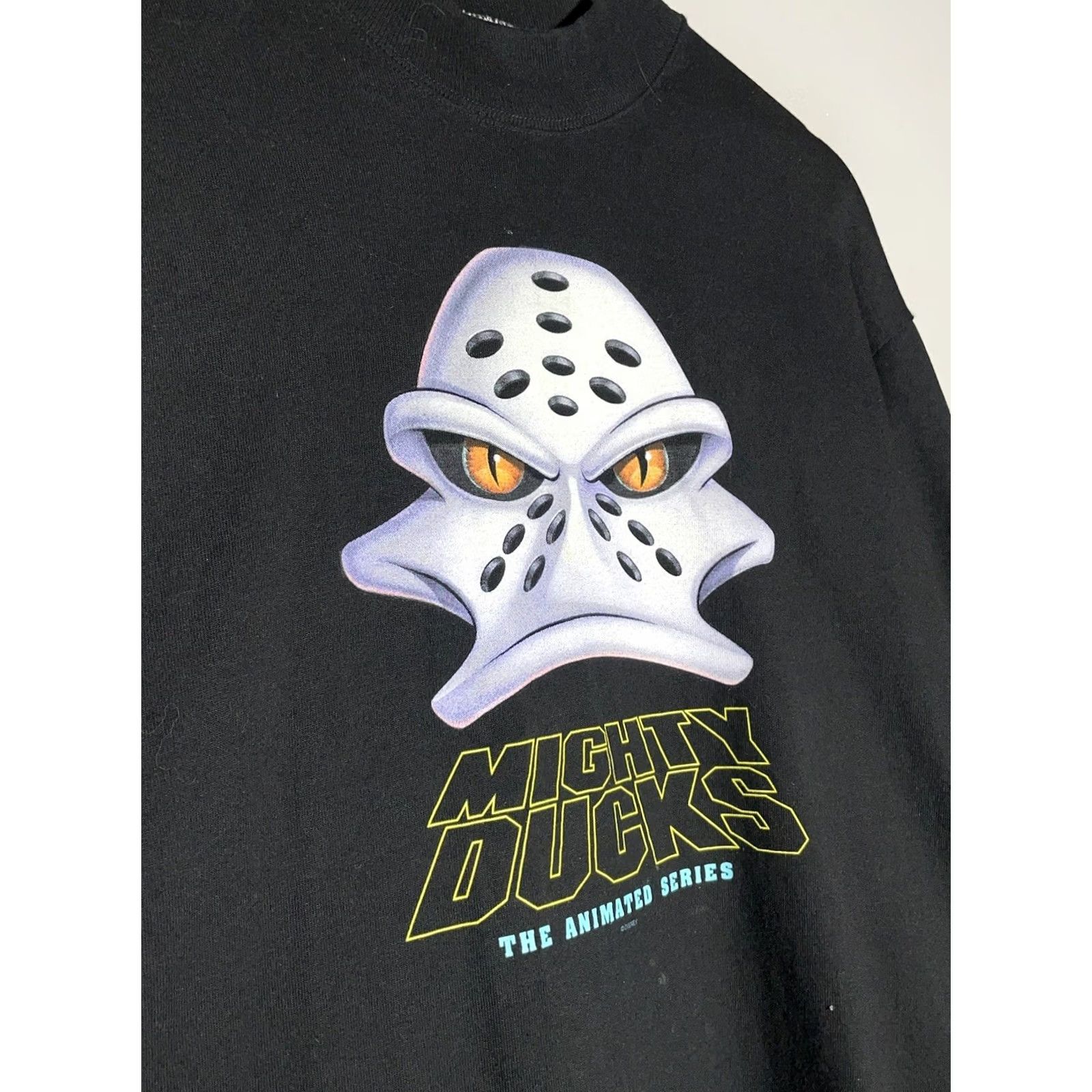 Disney VINTAGE Mighty Ducks Disney Movie Long Sleeve T-Shirt L Black Cotton Size US L / EU 52-54 / 3 - 3 Thumbnail