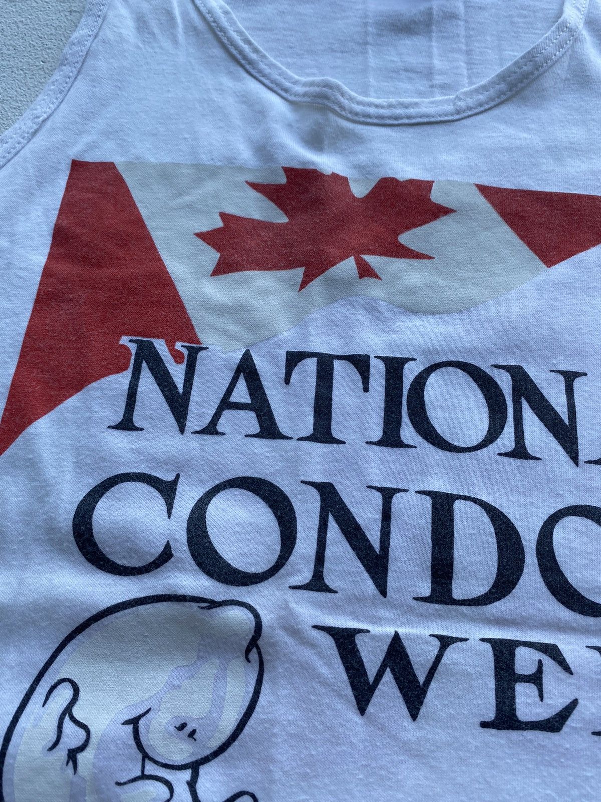Other 🔗90s humor tank top NATIONAL CONDOM WEEK Joke shirt mens Size US M / EU 48-50 / 2 - 4 Thumbnail