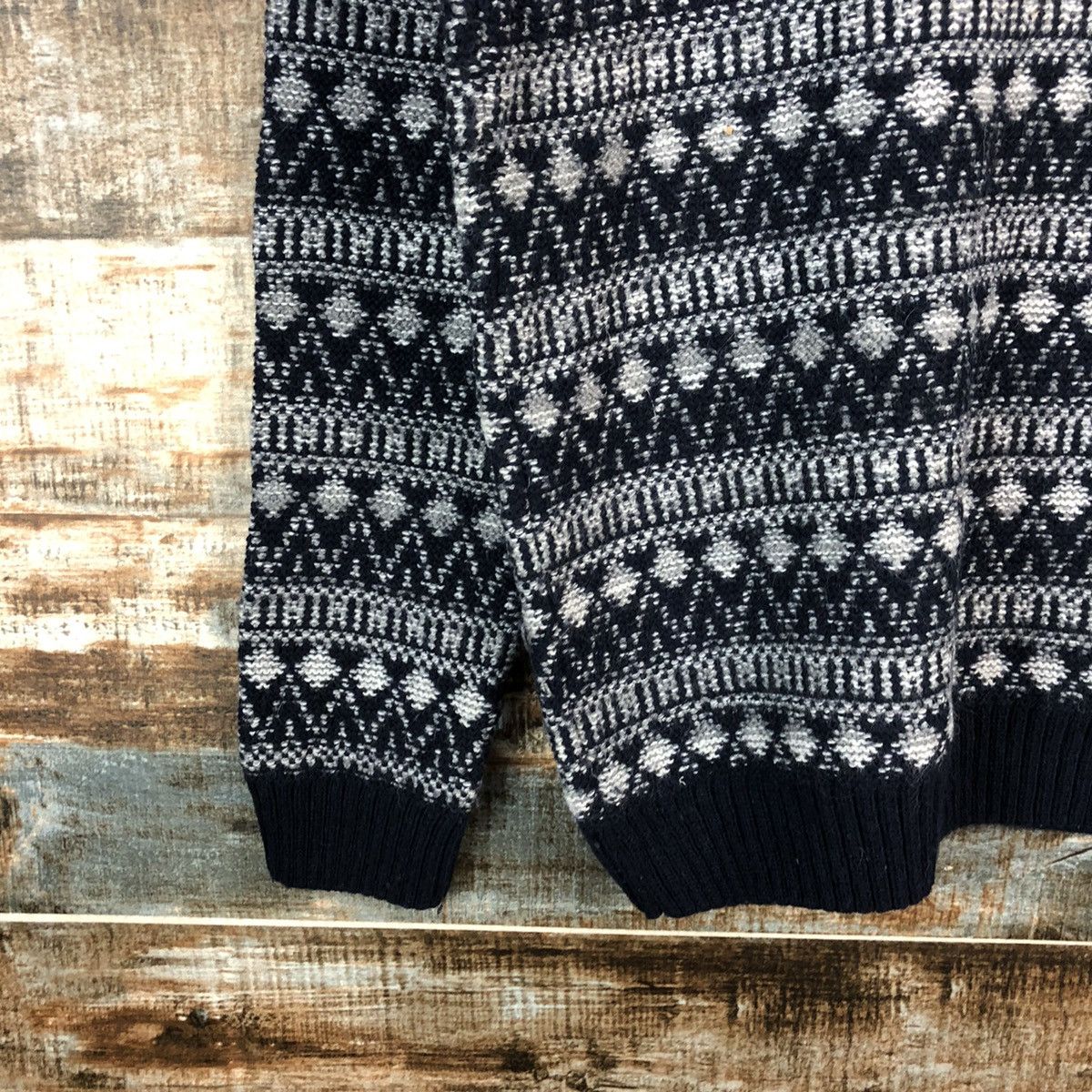 Homespun Knitwear LC Walkiki Blue Knitwear vintage sweatshirt #A2343 Size US S / EU 44-46 / 1 - 7 Thumbnail