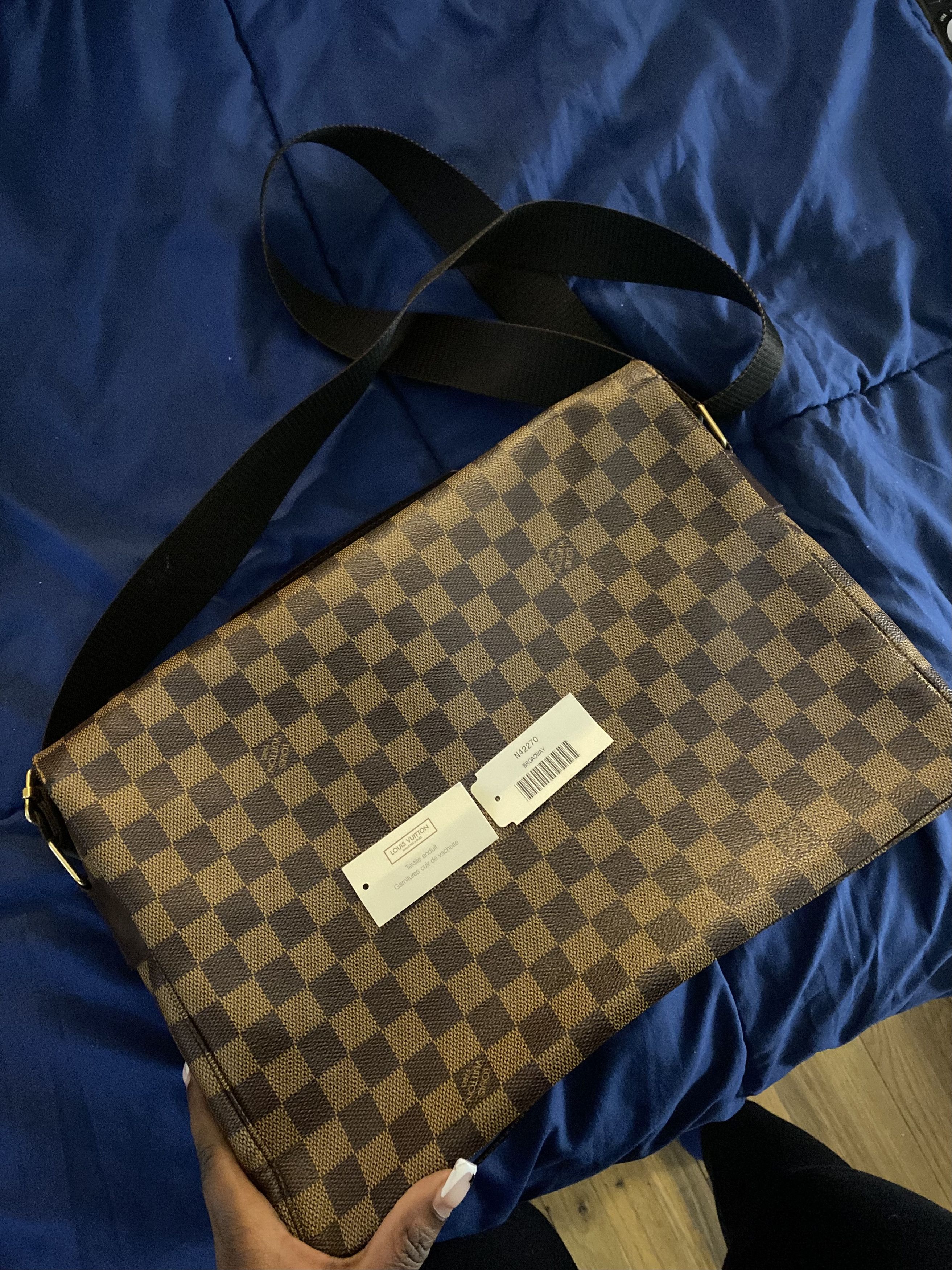 Louis Vuitton Louis Vuitton Damier Ebene Broadway Messenger Bag 2001 Size ONE SIZE - 3 Thumbnail