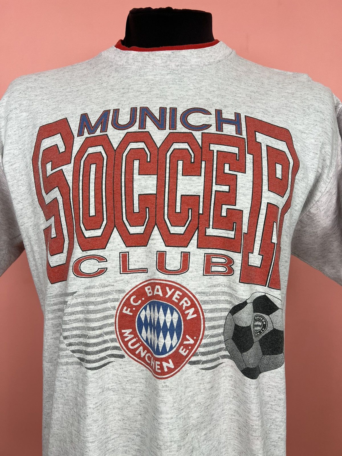 Vintage F.c. Bayern munich soccer fan tee shirt vintage Size US M / EU 48-50 / 2 - 6 Thumbnail