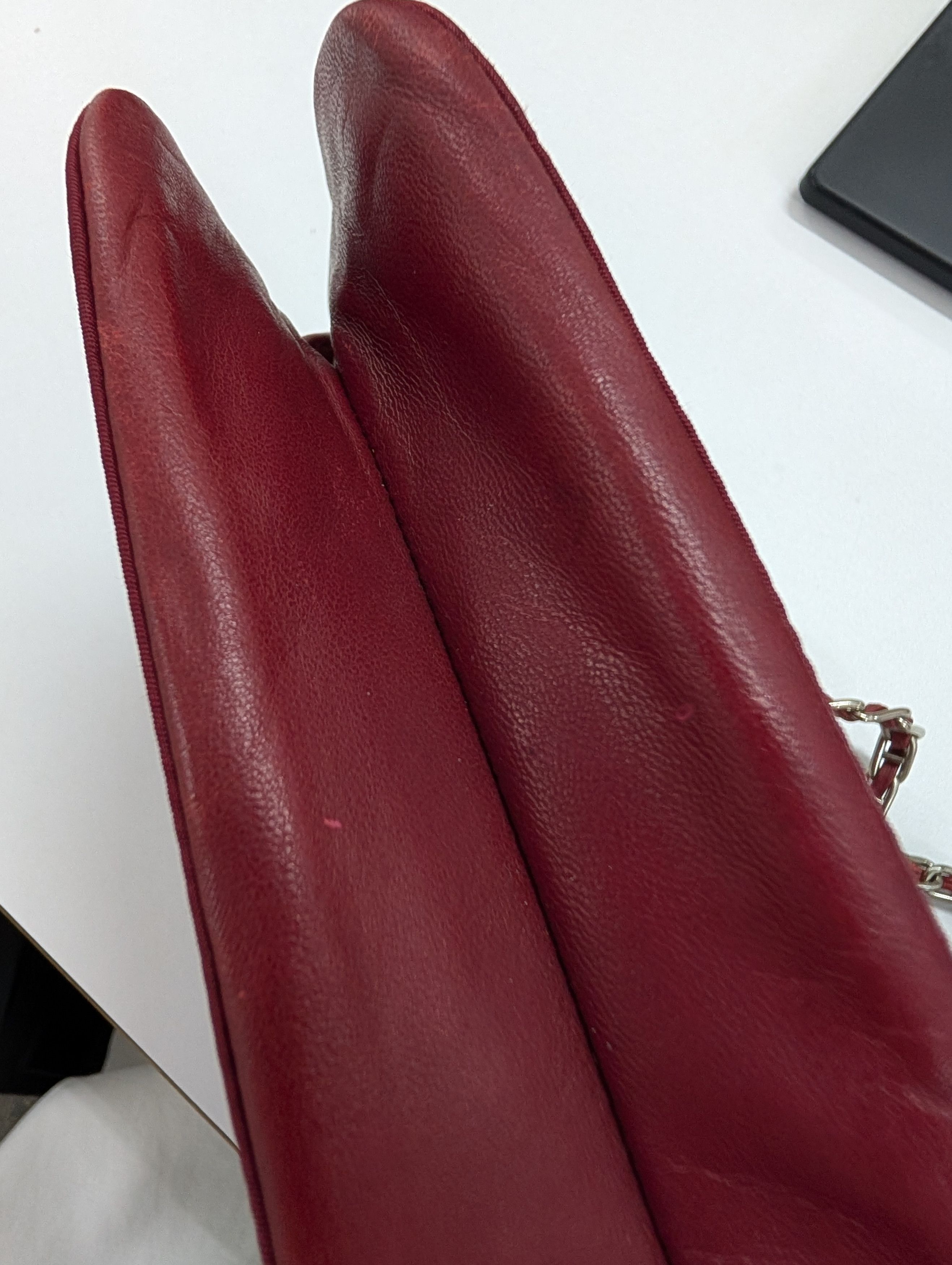 Prada Red Nylon Leather Shoulder Bag Size ONE SIZE - 12 Thumbnail