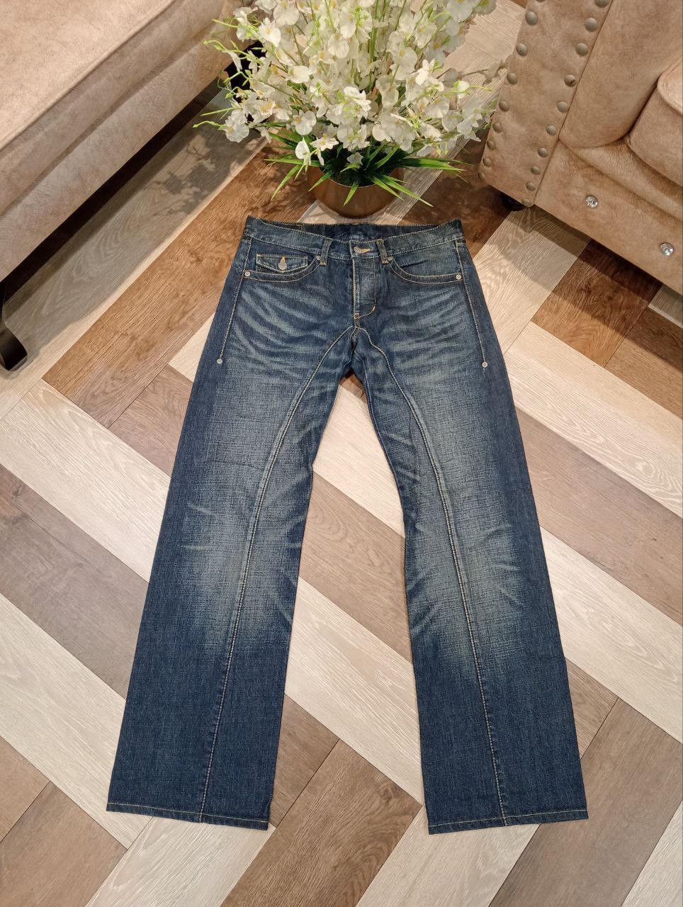 Takeo Kikuchi TAKEO KIKUCHI JAPAN WIDE LEG BLUE DENIM JEANS - SIZE 2 Size US 32 / EU 48 - 1 Thumbnail