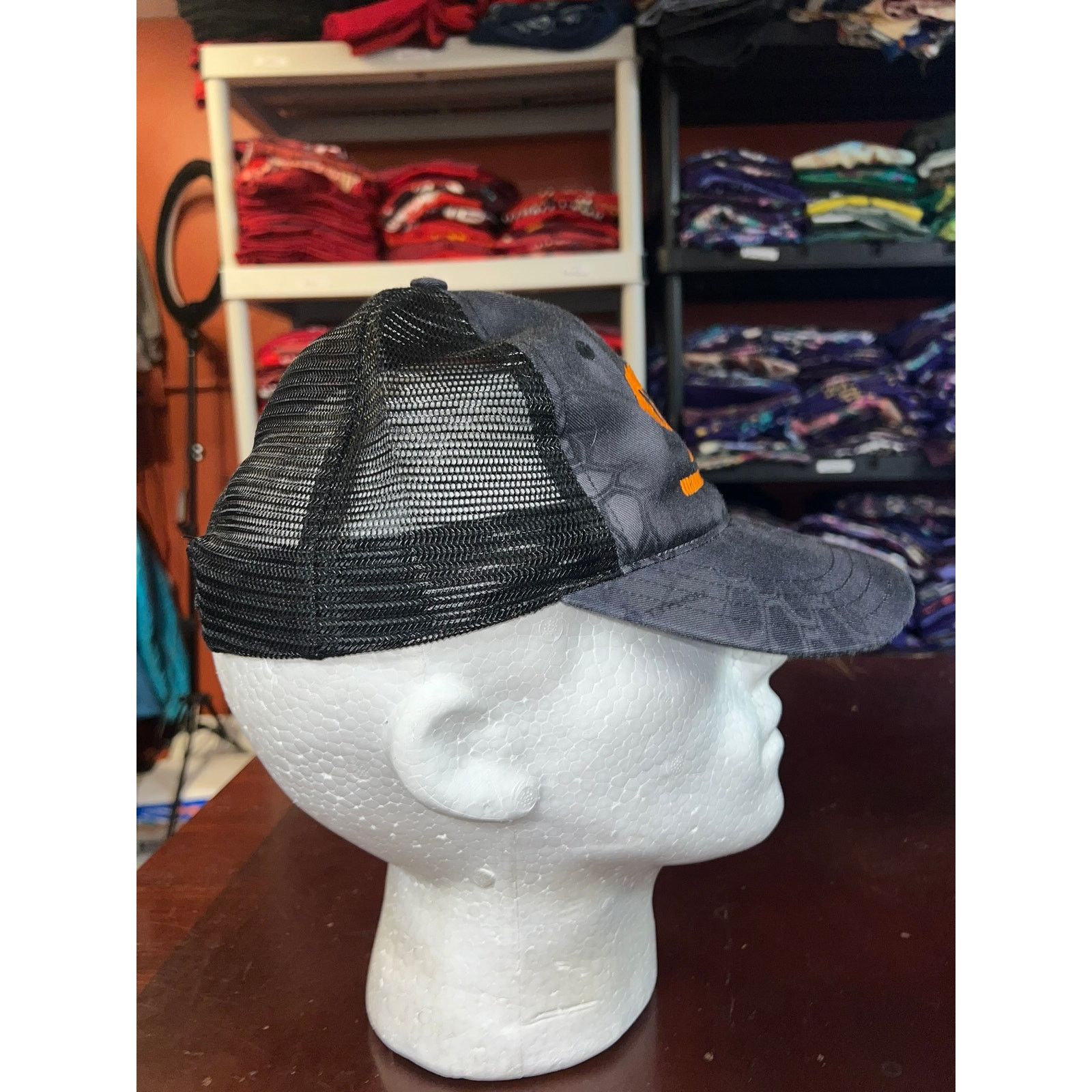 Vintage Mank Hat Outfitters Gray Black Cap Headwear Size ONE SIZE - 5 Thumbnail