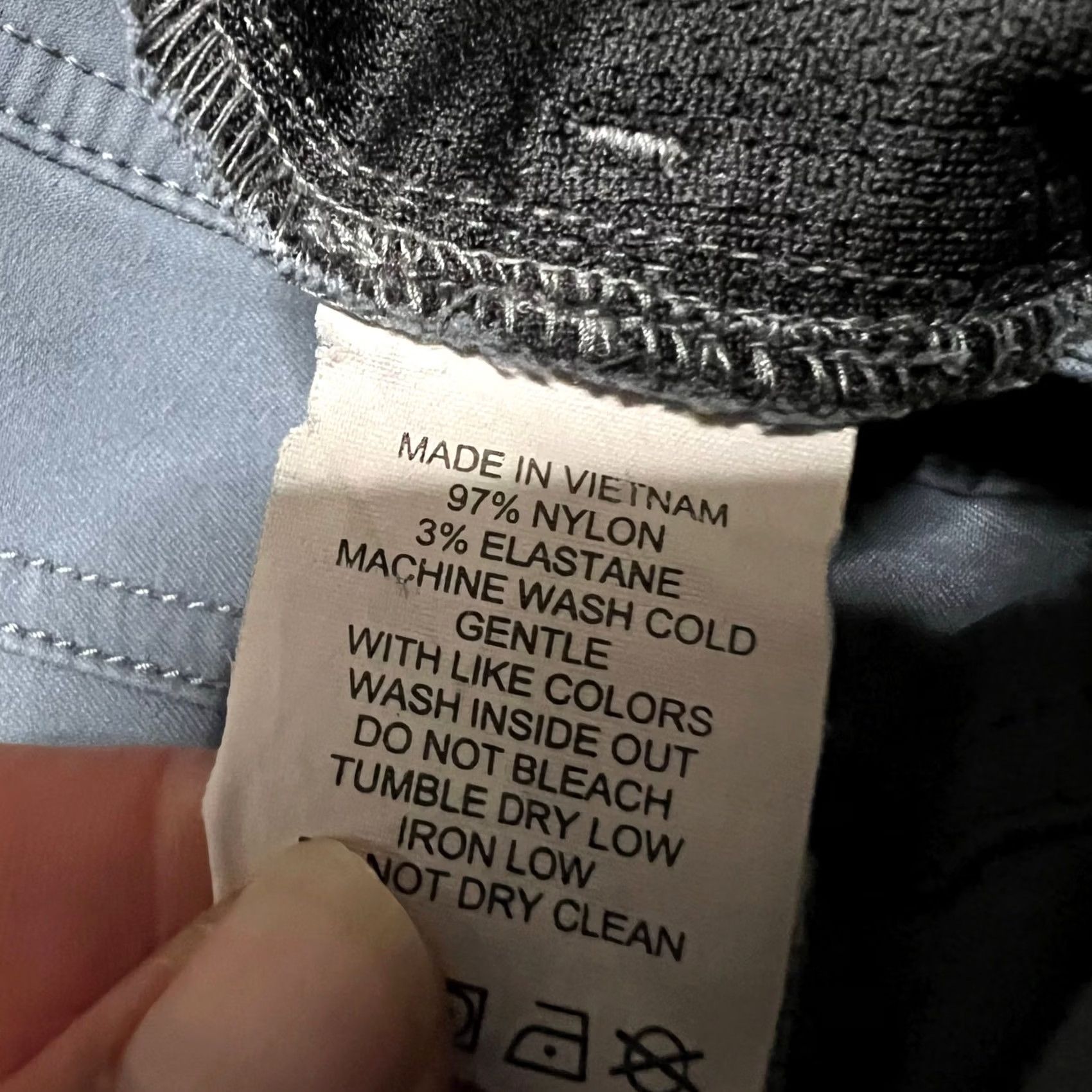 Prana Prana Brion Pants Mens 34 x30.5 Blue Nylon Hiking Outdoor Gorp Chino Mens Regular 31 in Blue Gorp Size US 34 / EU 50 - 7 Thumbnail