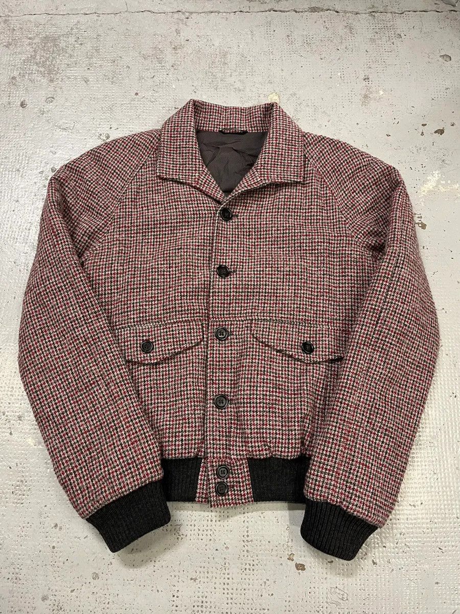Dolce & Gabbana 2000s Dolce & Gabbana Harrington Red & Grey Bomber Jacket Size US M / EU 48-50 / 2 - 1 Thumbnail