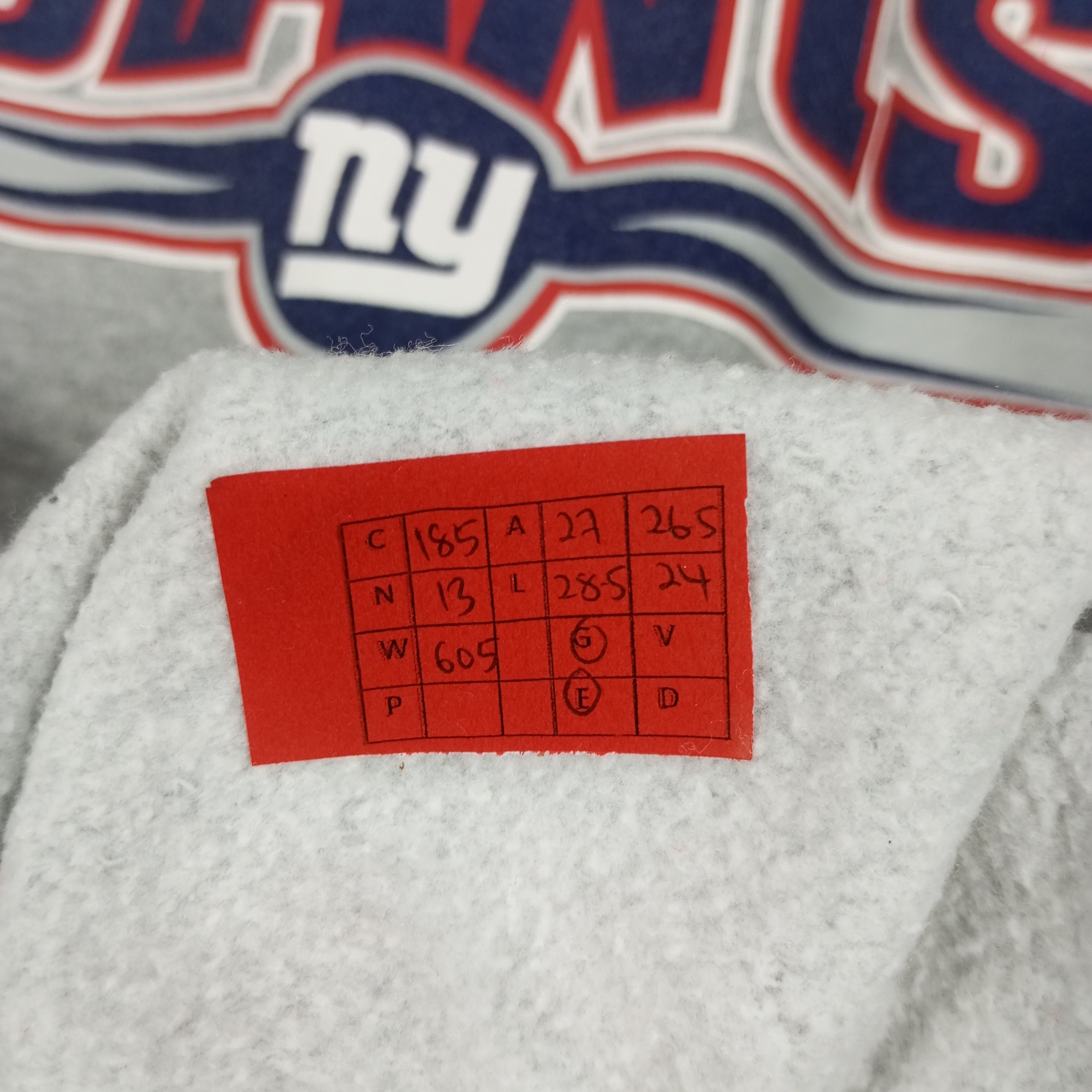 NFL × Vintage NFL Giants NY American Football Team Hoodies Size US XXL / EU 58 / 5 - 11 Thumbnail