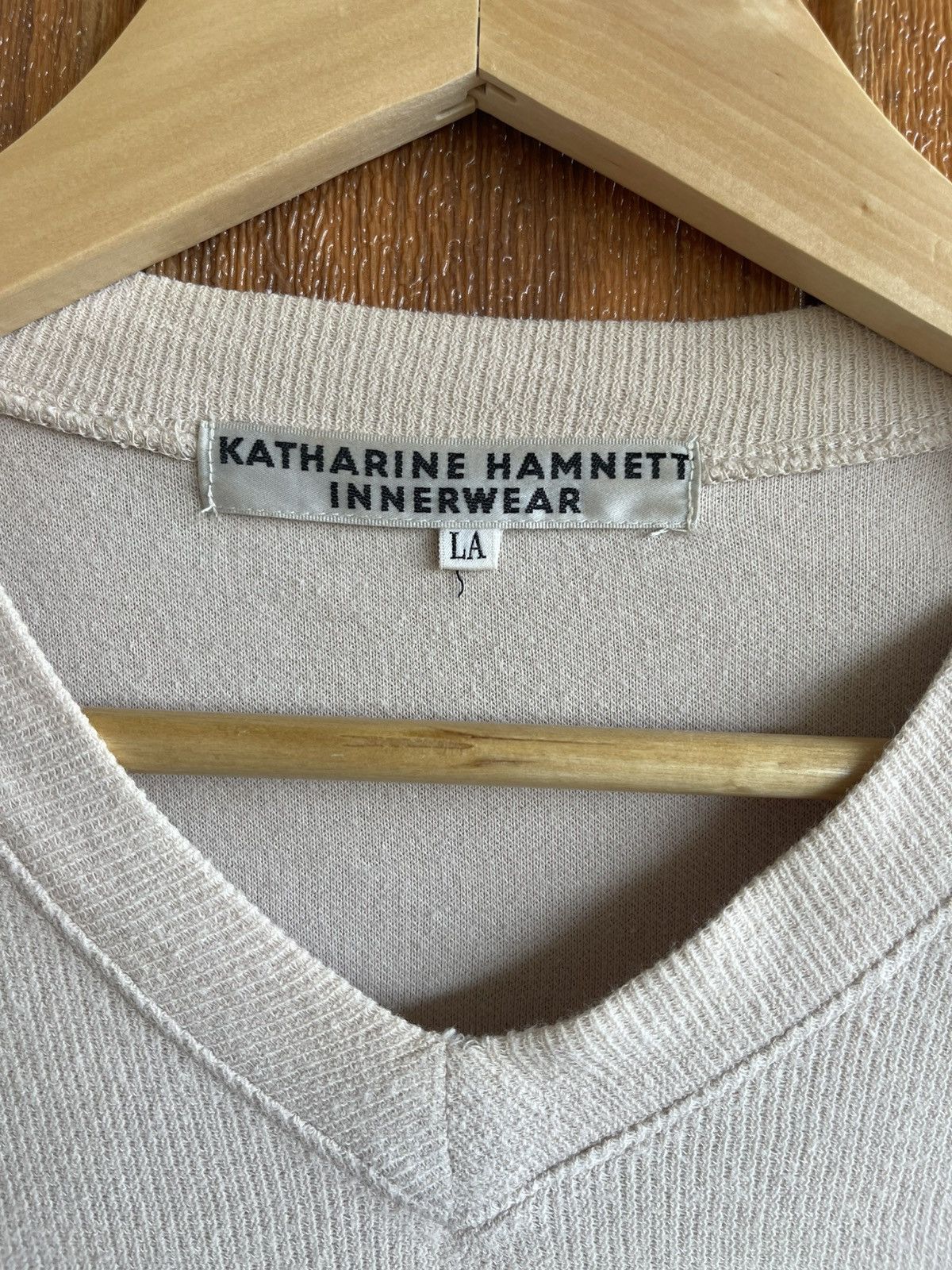 Katharine Hamnett London Vintage’90s🔥KATHARINE HAMNETT LONDON🔥Innerwear Long Sleeve Size US L / EU 52-54 / 3 - 5 Thumbnail