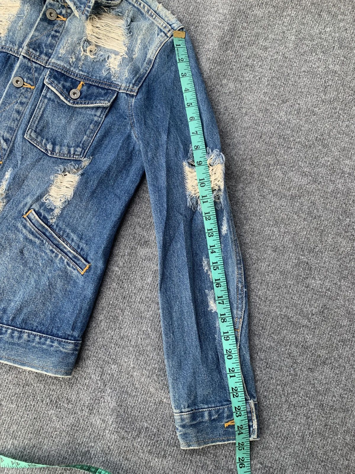 MOUSSY Distressed mossy Jacket jeans Size US S / EU 44-46 / 1 - 4 Thumbnail