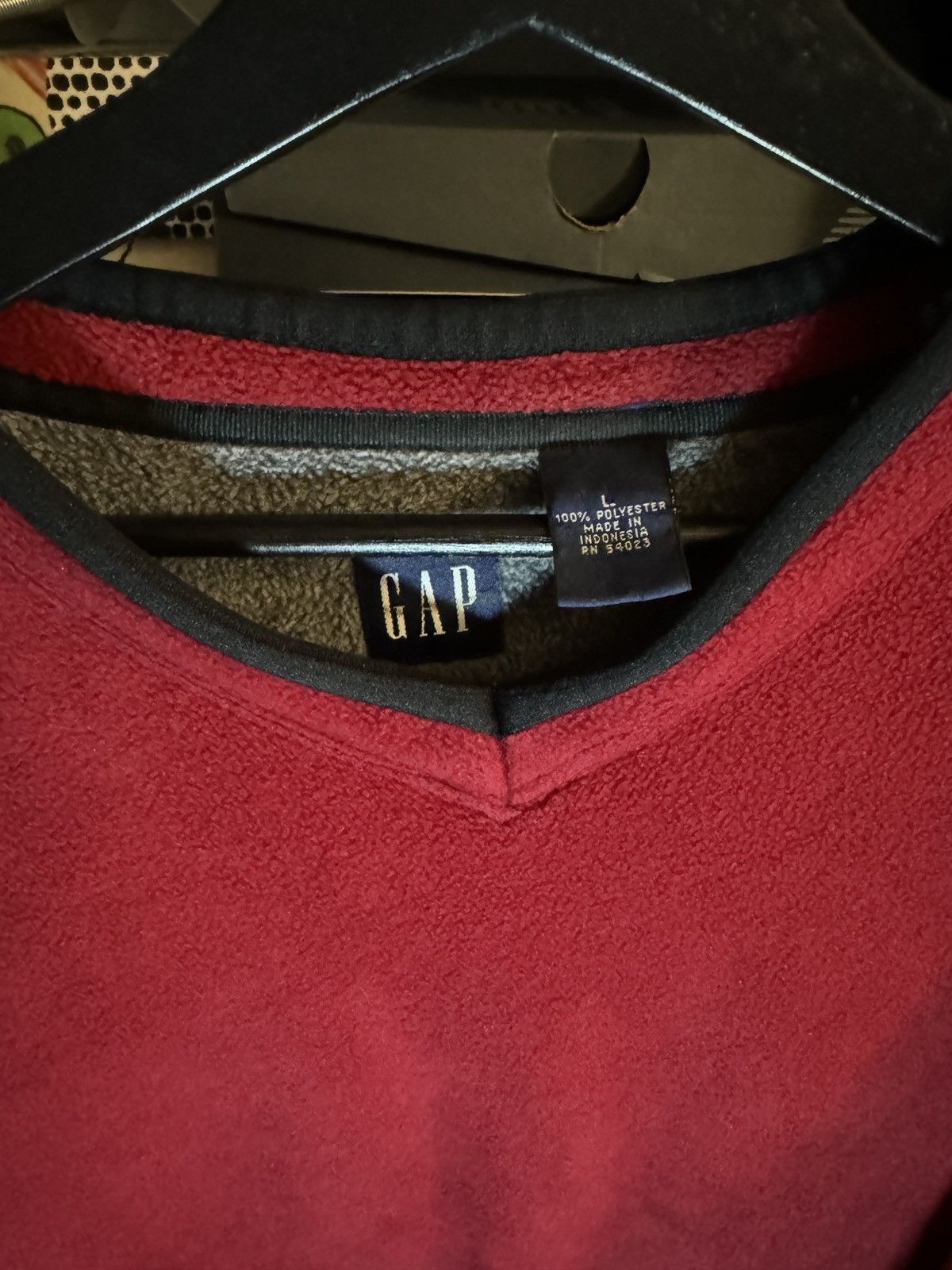 Gap Vintage Red Gap Sweater Size US L / EU 52-54 / 3 - 2 Thumbnail