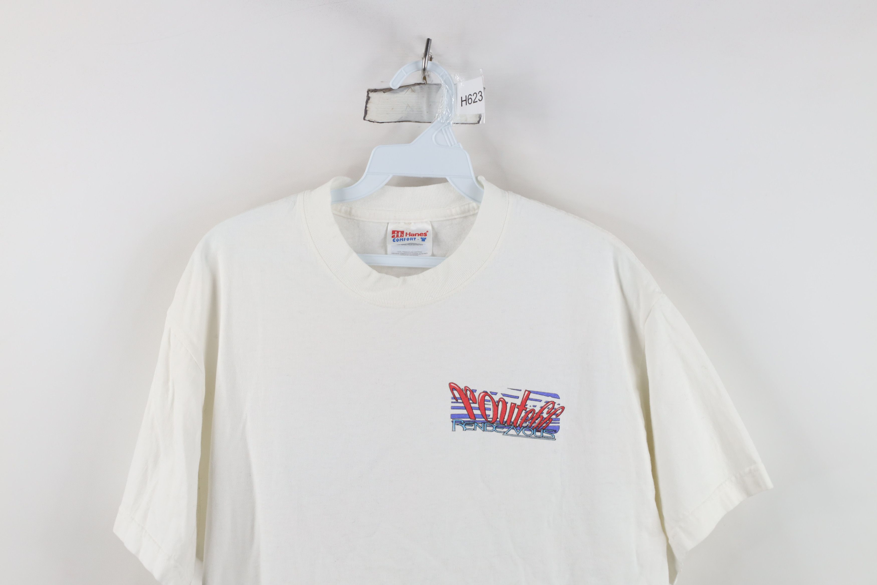 Vintage Vintage 90s Route 66 Rendezvous Muscle Car Racing T-Shirt Size US M / EU 48-50 / 2 - 2 Thumbnail