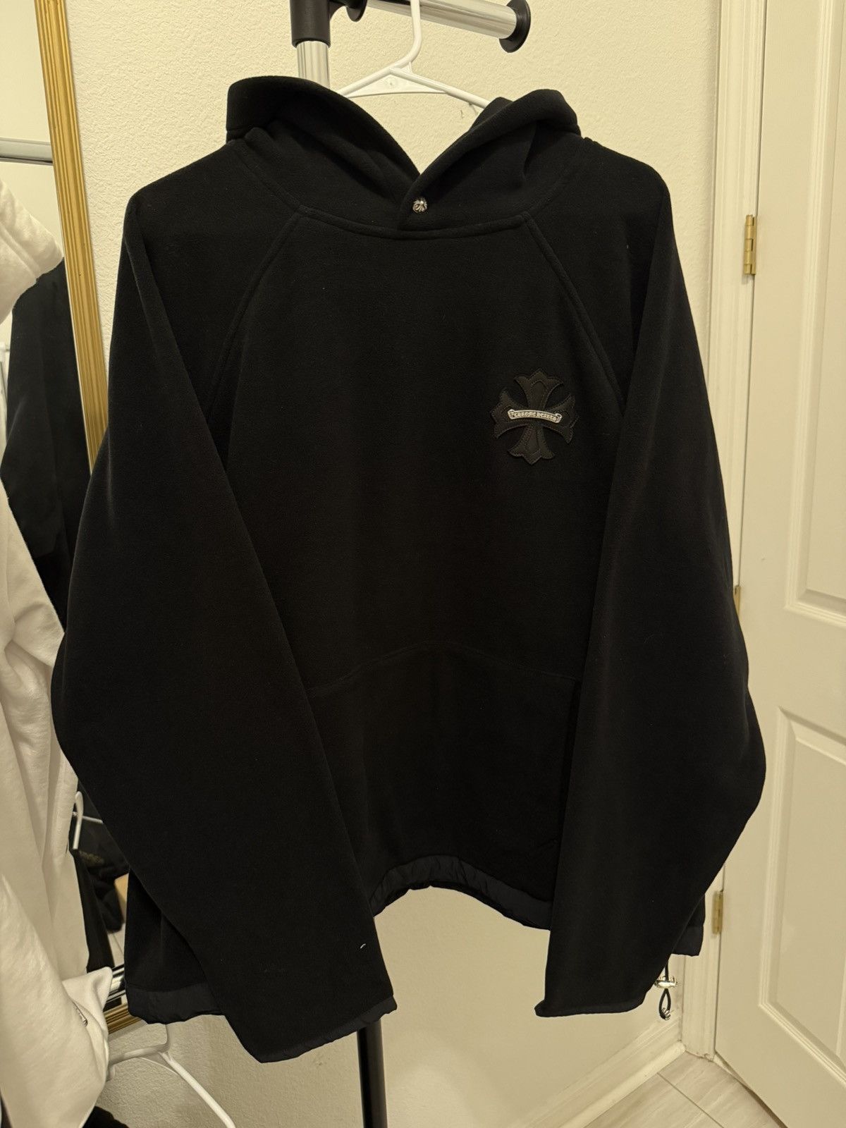 Chrome Hearts Chrome Hearts Fleece Plus Cross Pullover Hoodie Size US XL / EU 56 / 4 - 2 Thumbnail