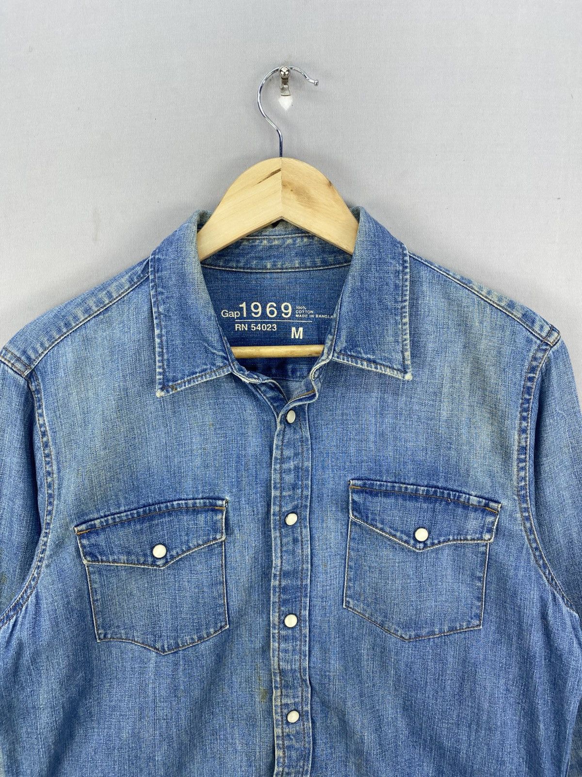Gap GAP 1969 Western Shirts Button Up Size US M / EU 48-50 / 2 - 7 Thumbnail