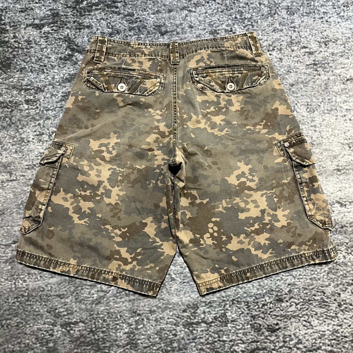 Route 66 Vintage Y2K Route 66 Camo Cargo Shorts Utility Baggy 32 Size US 32 / EU 48 - 3 Thumbnail