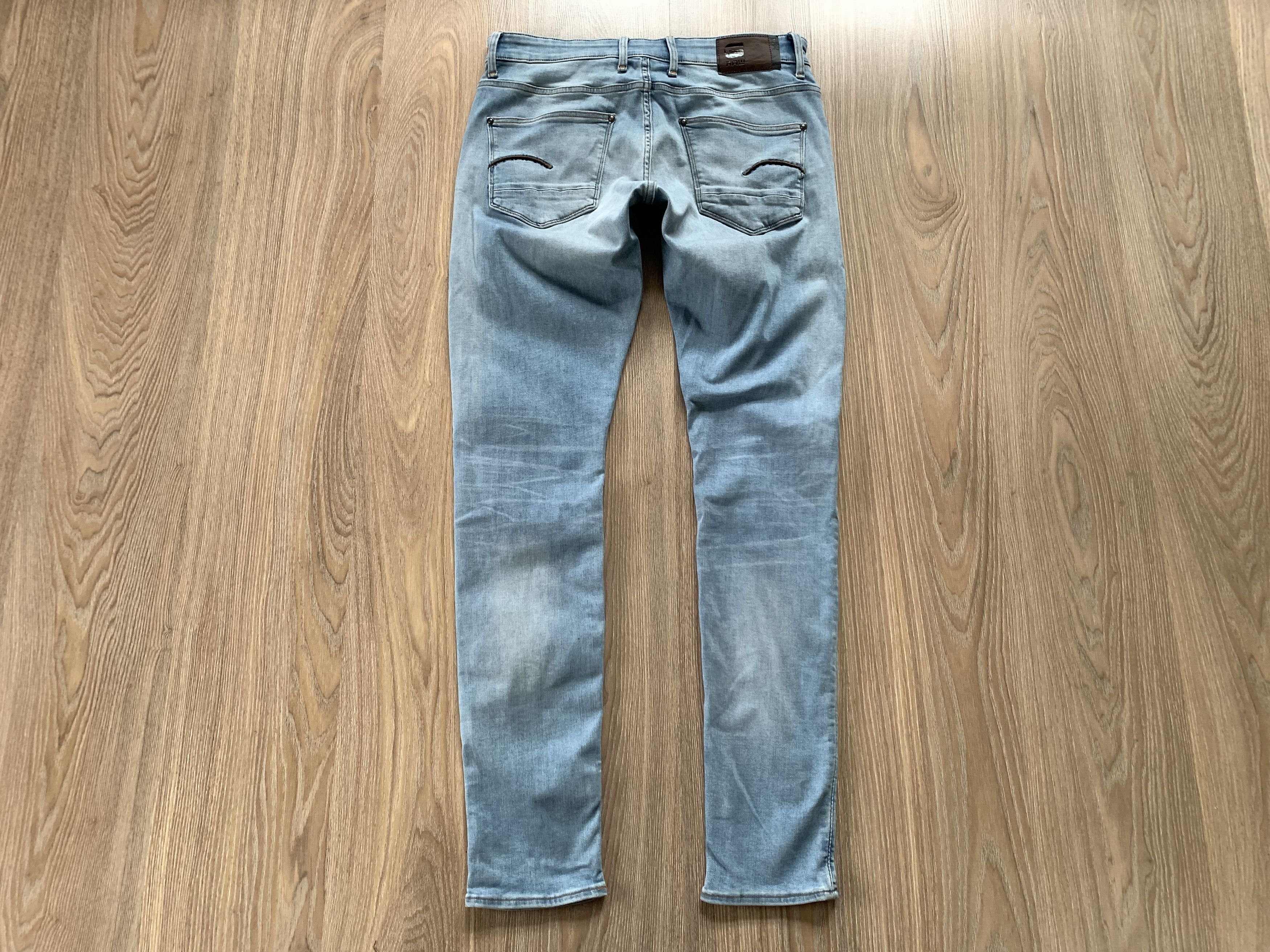 G-Star G-Star Raw Revend Light Washed Skinny Jeans Size US 34 / EU 50 - 3 Thumbnail