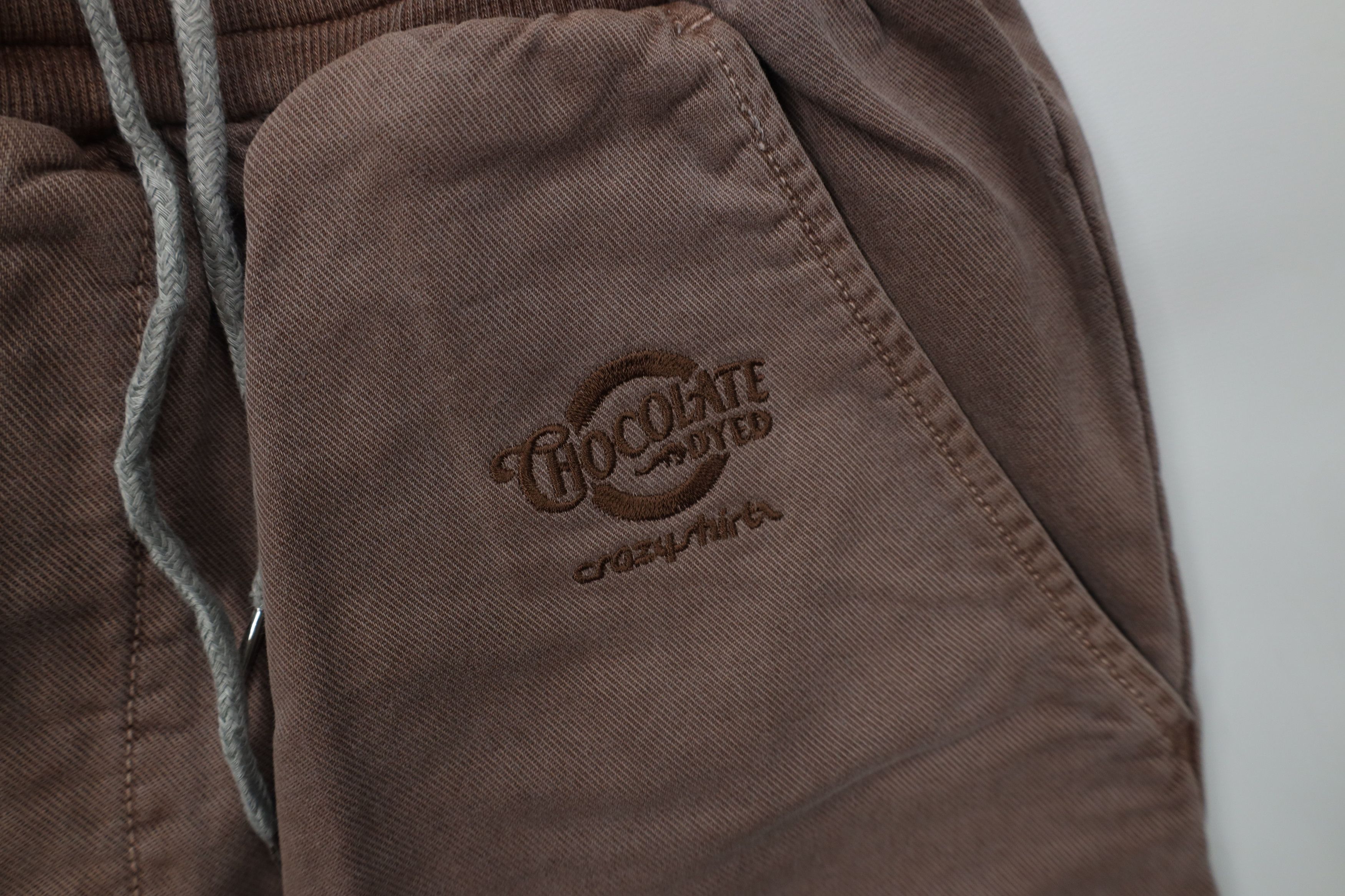 Vintage Vintage Y2K Streetwear Blank Chocolate Dyed Joggers Pants Size US 34 / EU 50 - 6 Thumbnail