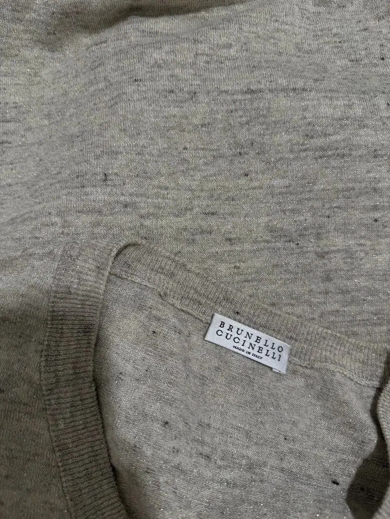 Brunello Cucinelli Brunello Cucinelli V-neck Knit Sweater. Size US M / EU 48-50 / 2 - 8 Thumbnail