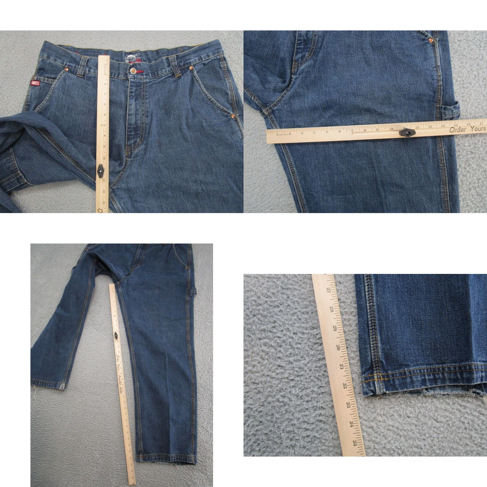 Vintage VINTAGE Mecca Denim Jeans Skater Grunge Carpenter 38x33 Men Read Size US 38 / EU 54 - 8 Thumbnail