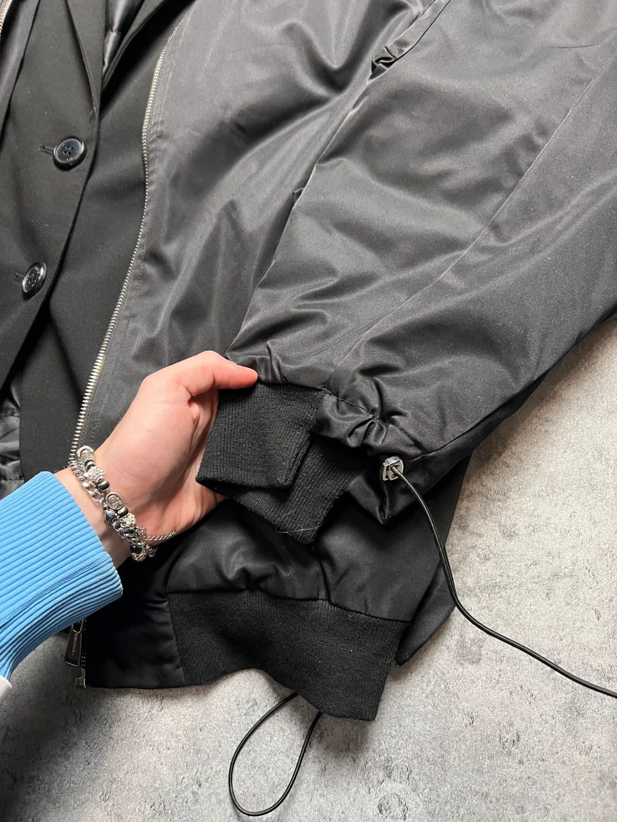 Other avant-garde black half bomber half balzer Size US M / EU 48-50 / 2 - 3 Thumbnail
