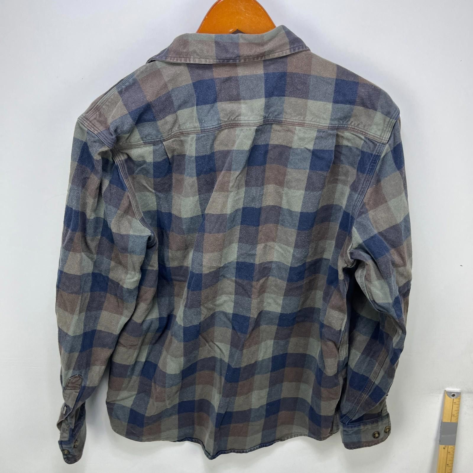 Carhartt Carhartt Plaid Button-Up Long Sleeve Shirt Medium Loose Fit Size US M / EU 48-50 / 2 - 7 Thumbnail