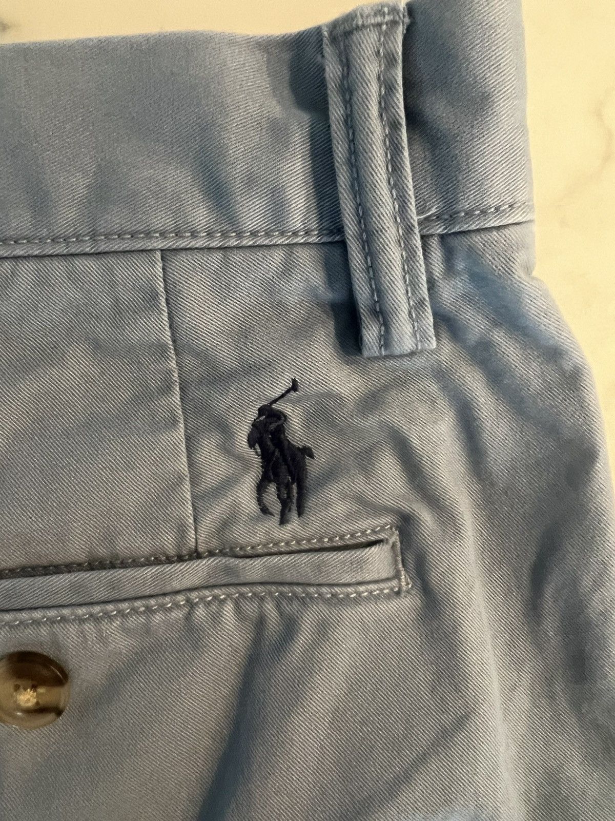 Polo Ralph Lauren POLO RALPH LAUREN Stretch Straight Fit Shorts 31 Blue Size US 31 - 7 Thumbnail