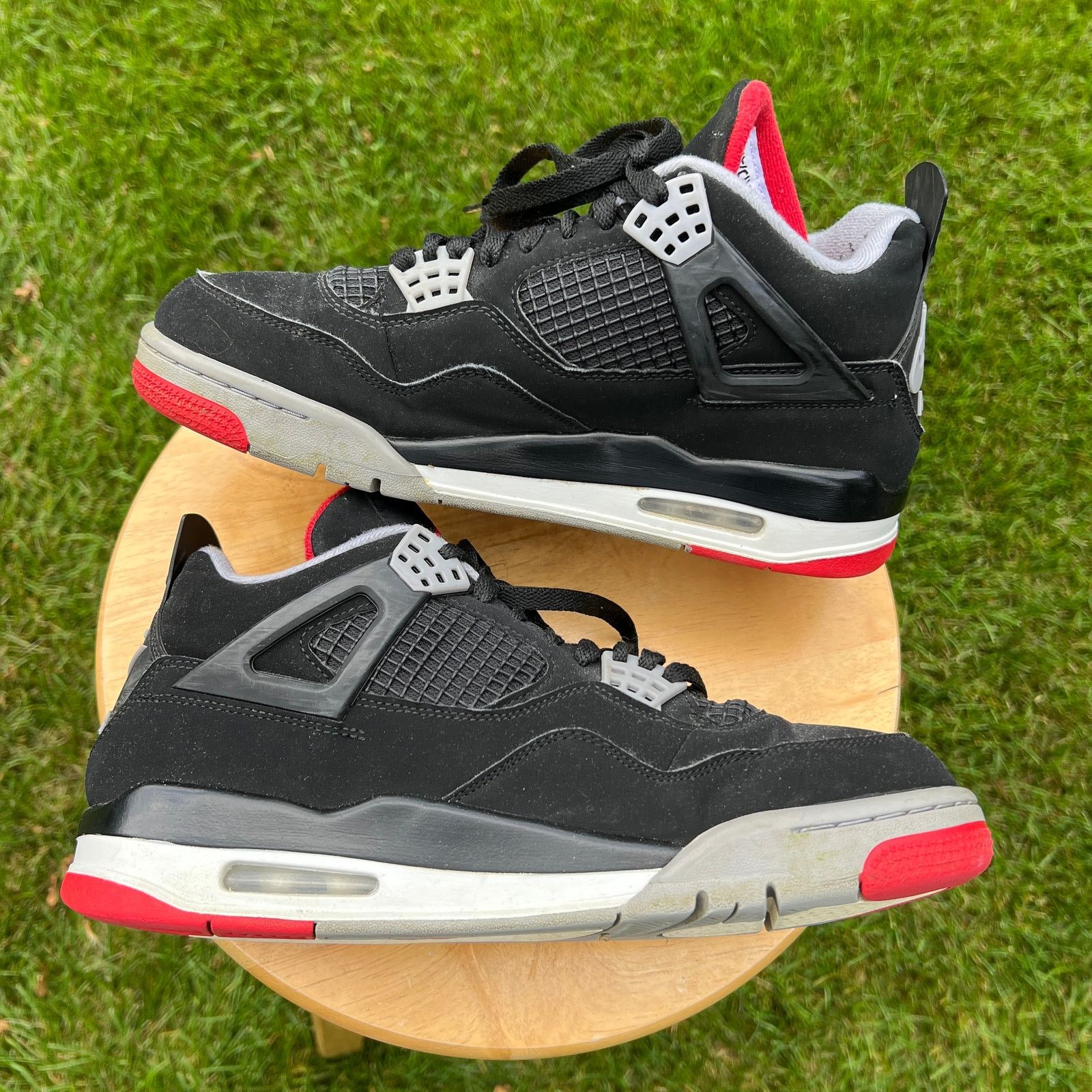 Jordan Brand × Nike Size 9 - Nike Air Jordan 4 Retro OG Bred 2019 Men's Shoes Size US 9 / EU 42 - 2 Thumbnail