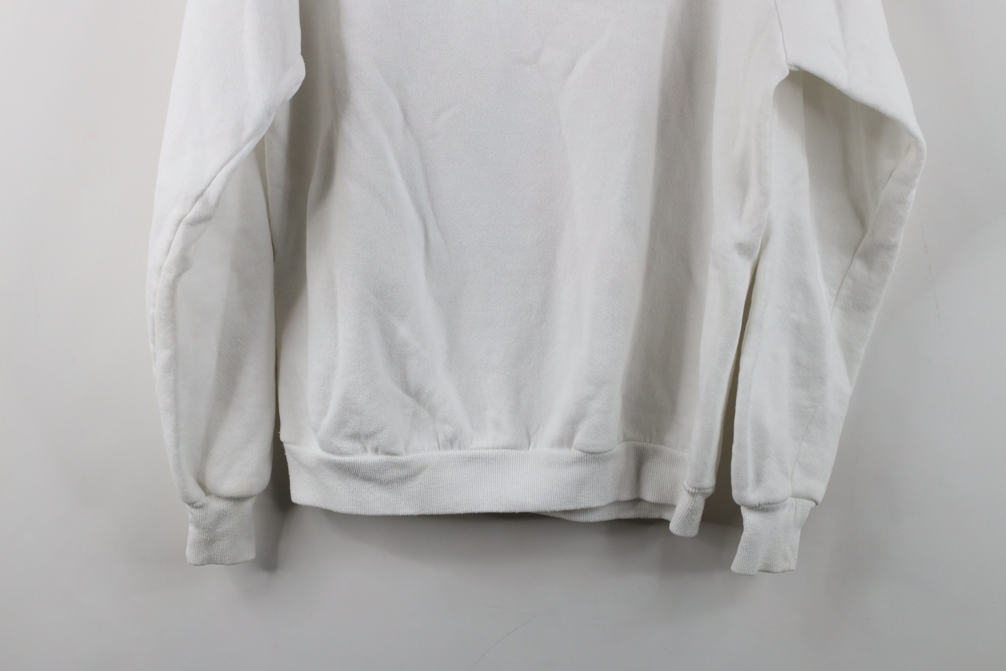 Vintage Vintage 90s Christian God Loves Me When I Sing Sweatshirt Size L / US 10 / IT 46 - 13 Thumbnail