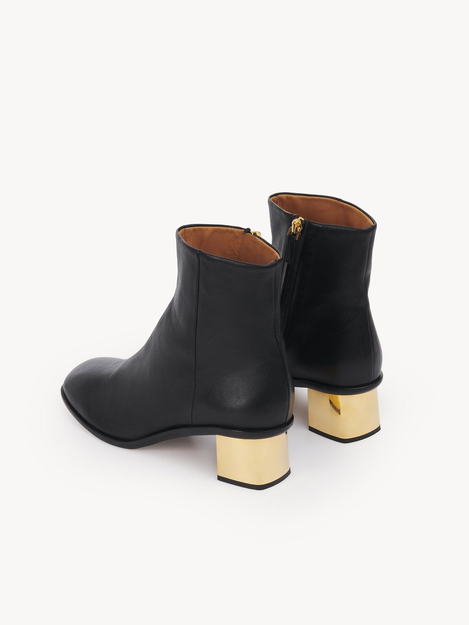 Chloe o1loc1c0325 CHC23 Rebecca Ankle Boots in Black Size US 11 / IT 41 - 5 Thumbnail